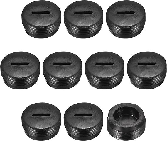 10 PC Carbon Brush Holder Caps Black 18mm OD Thickness Plastic Motor Brush Cover