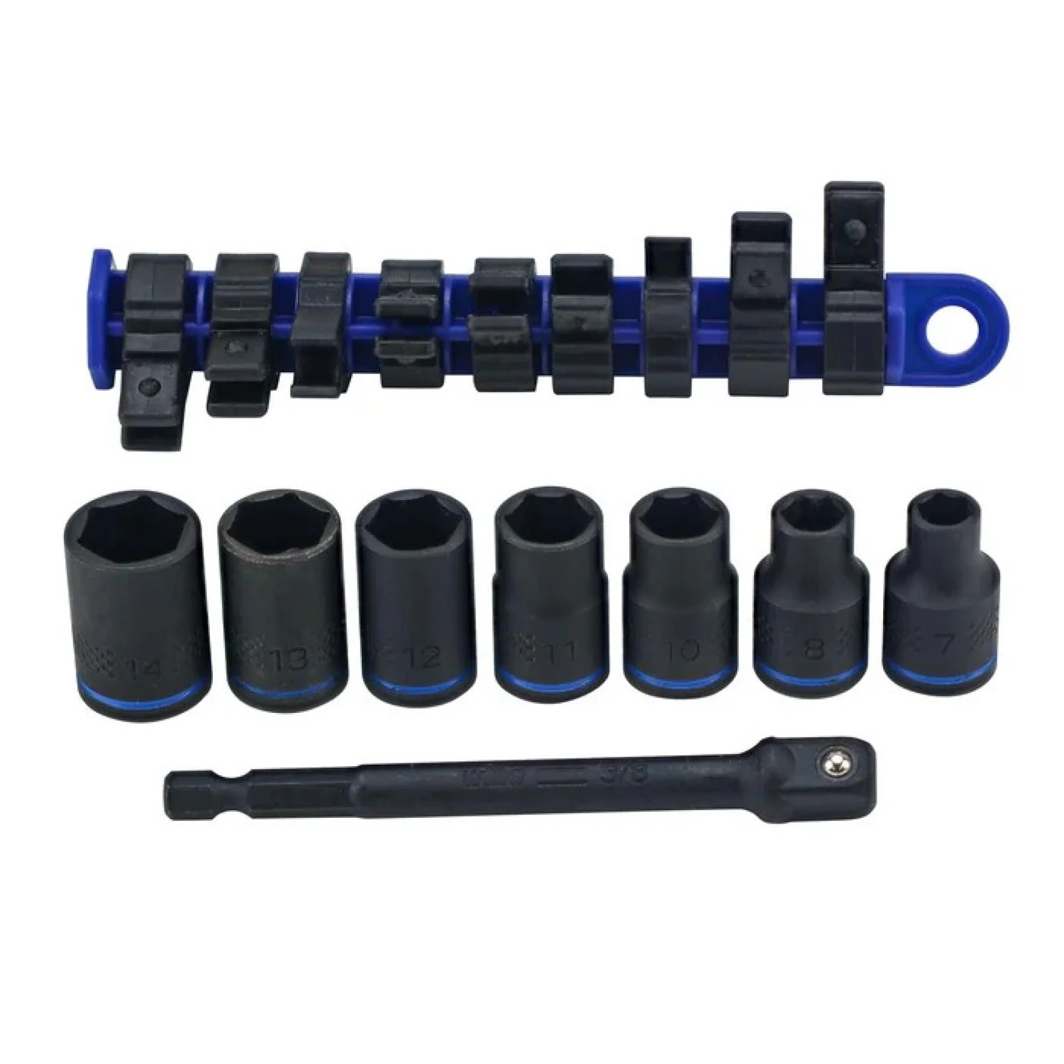 Wiha Tools 72094 Metric Impact Socket Set, 3/8&Prime; Drive, 8 Pc.