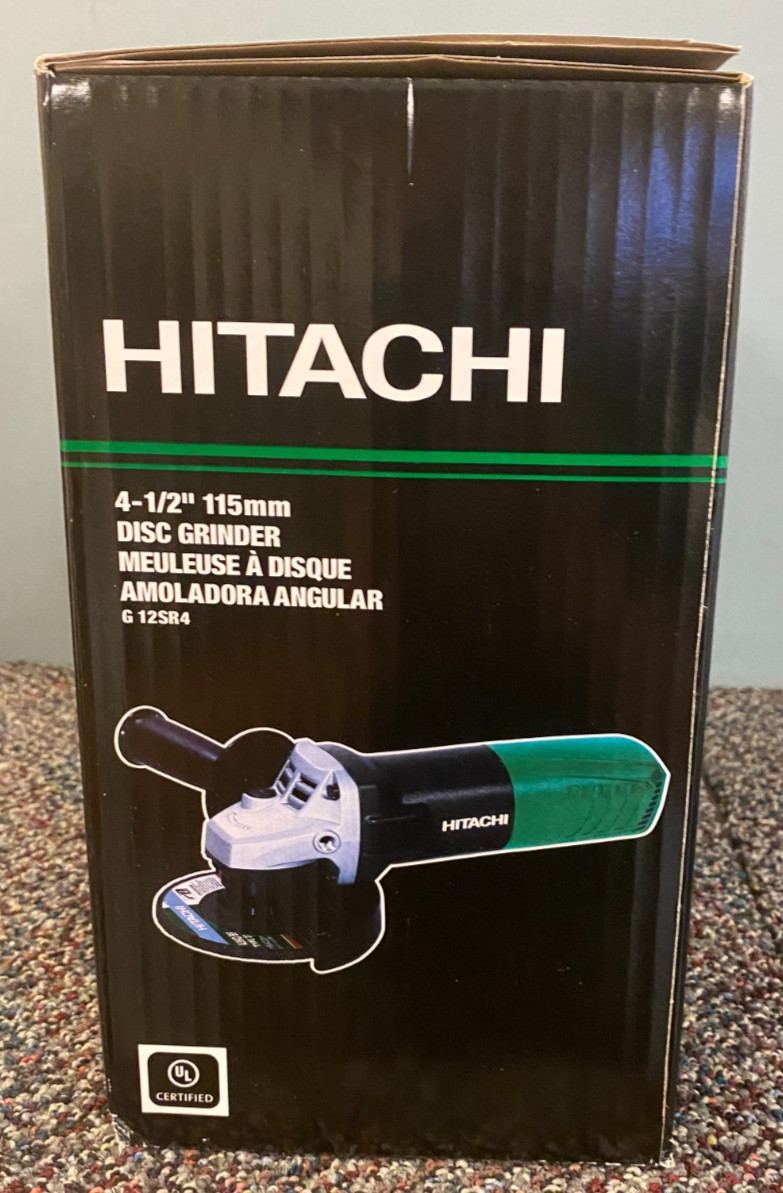 4-1/2-Inch Angle Grinder Includes 5 Grinding Wheels & Hard Case 6.2-Amp Motor