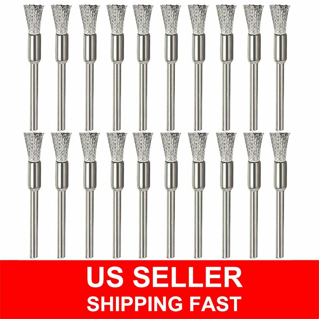 5-30PCS Wire Steel Brushes Polishing Brush Wheels Set for Dremel Rotary Die Tool
