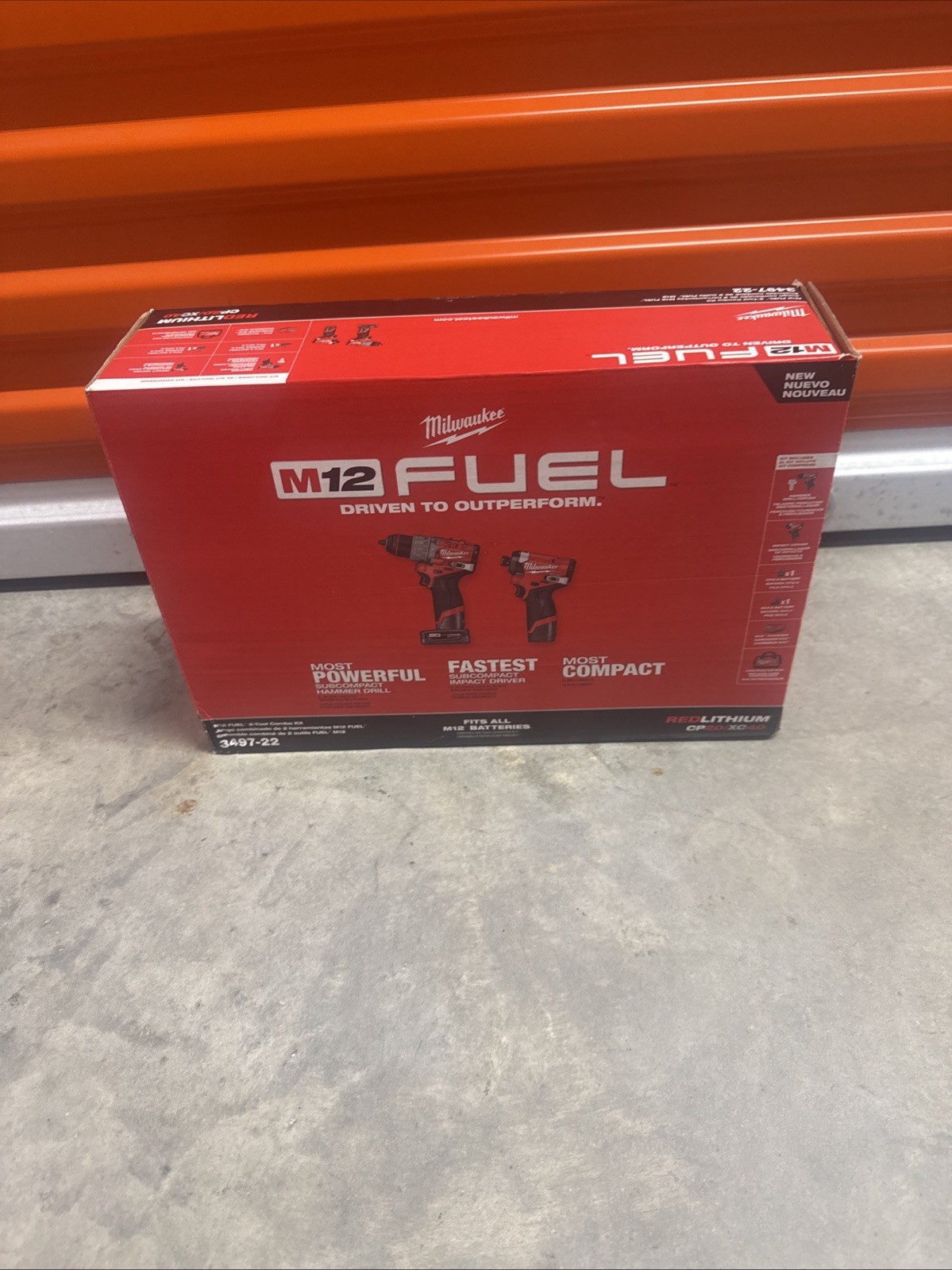 Milwaukee M12 FUEL Drill and Impact Driver Kit 3497-22