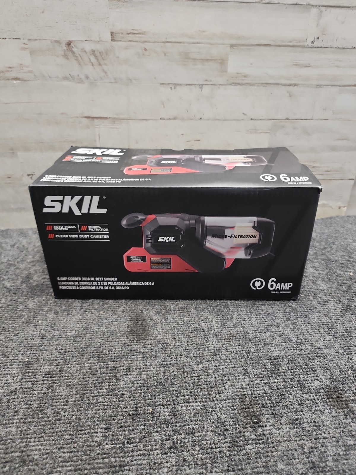 SKIL 6 Amp 3&Prime;x18 » Corded Electric Belt Sander with Pressure Control, 7510-01