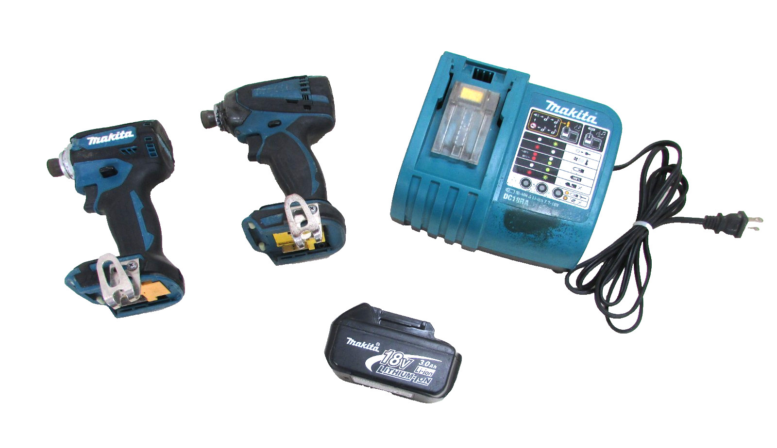MAKITA 18V IMPACT DRIVER SET, XDT16 & LXDT04 w/ CHARGER & 3.0Ah BATTERY