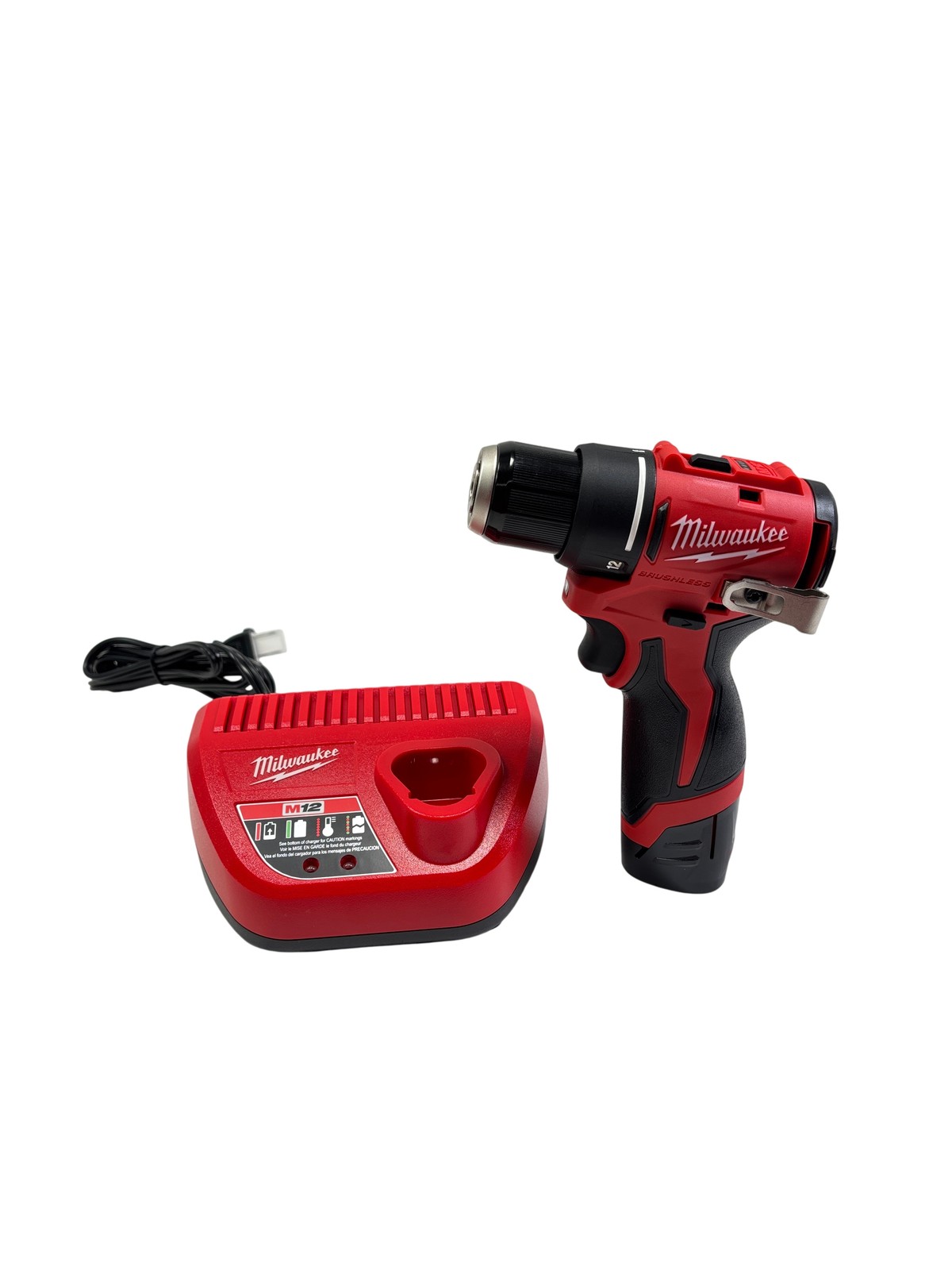 Milwaukee 3401-20 M12 12-Volt Brushless Cordless 3/8&Prime; Drill/Driver Kit