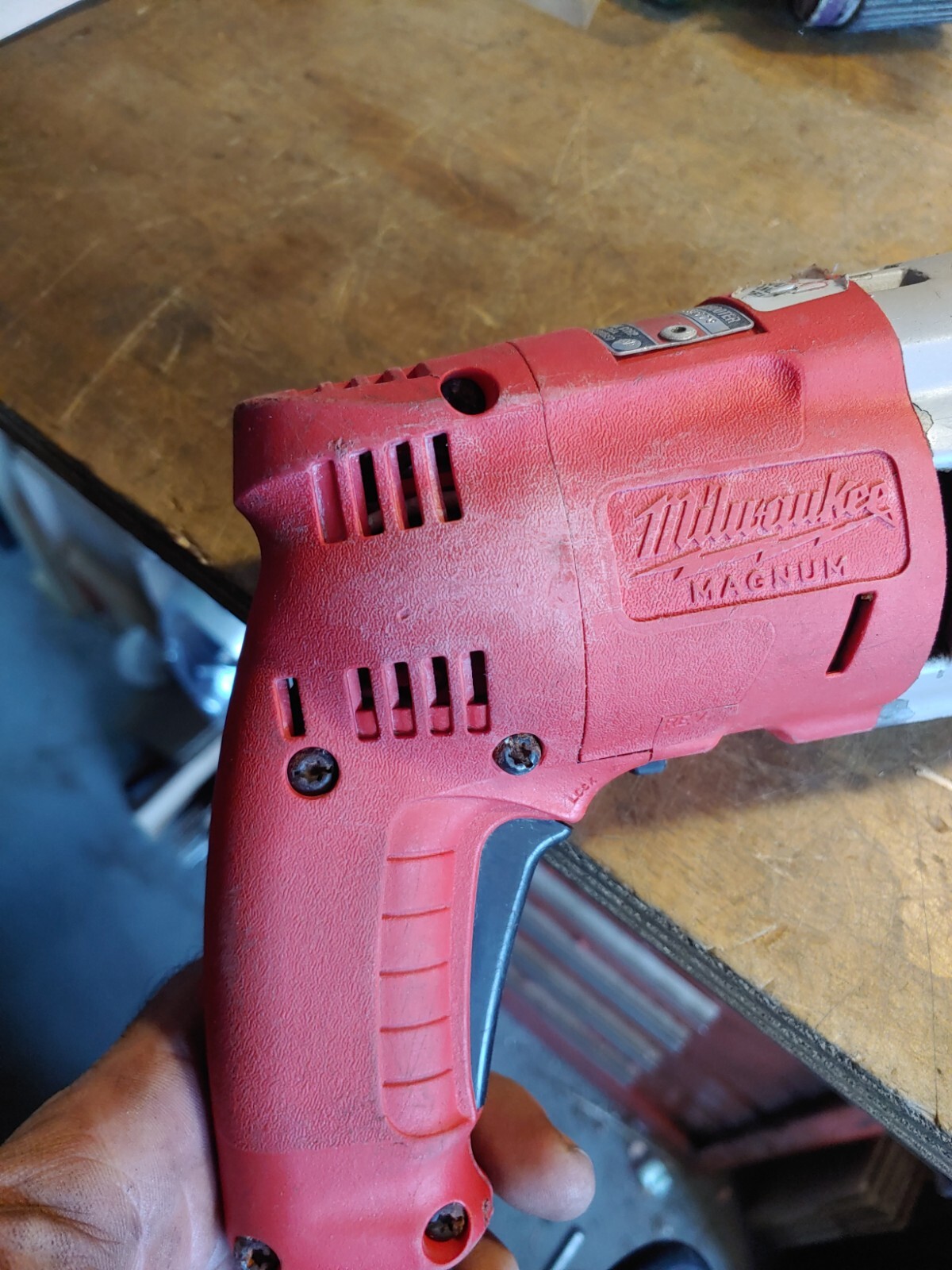 Milwaukee 0234-1 1/2 inch Magnum Drill, 0-700 RPM. USA.
