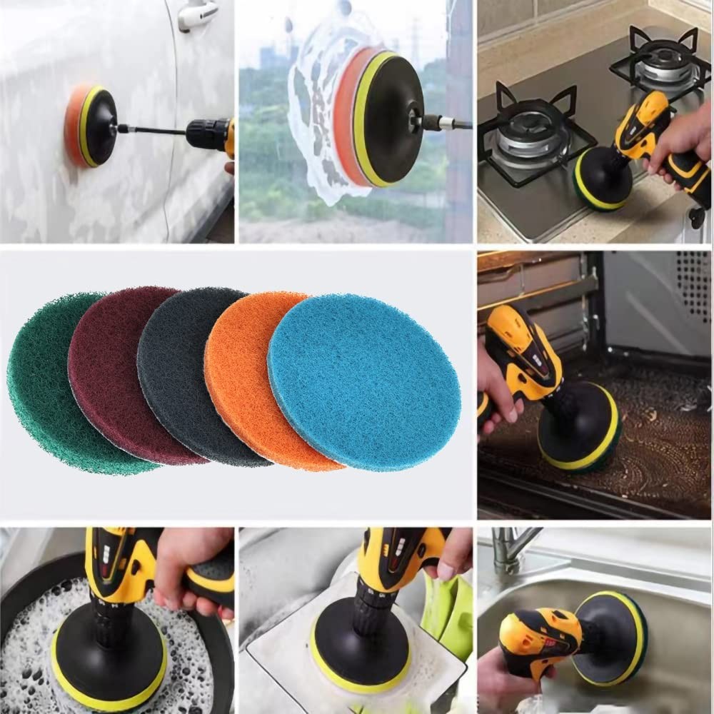 4.76inch Flocking Scuff Pads Conditioning Discs Polishing Pad Buffing Wheels For