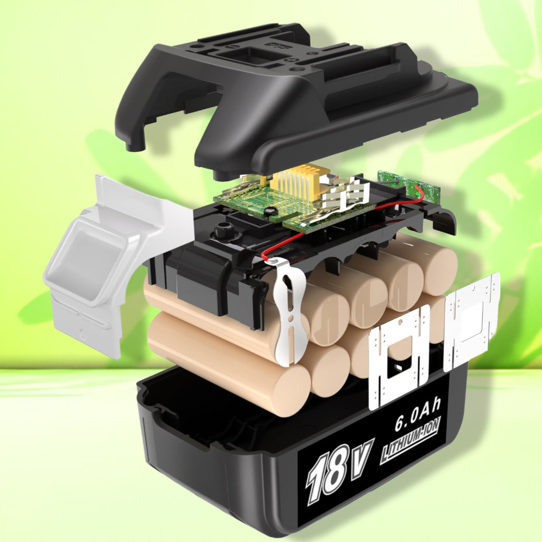 2 Pack 18V 6000mAh High Capacity Batteries for BL1860B BL1850B Cordless Tools