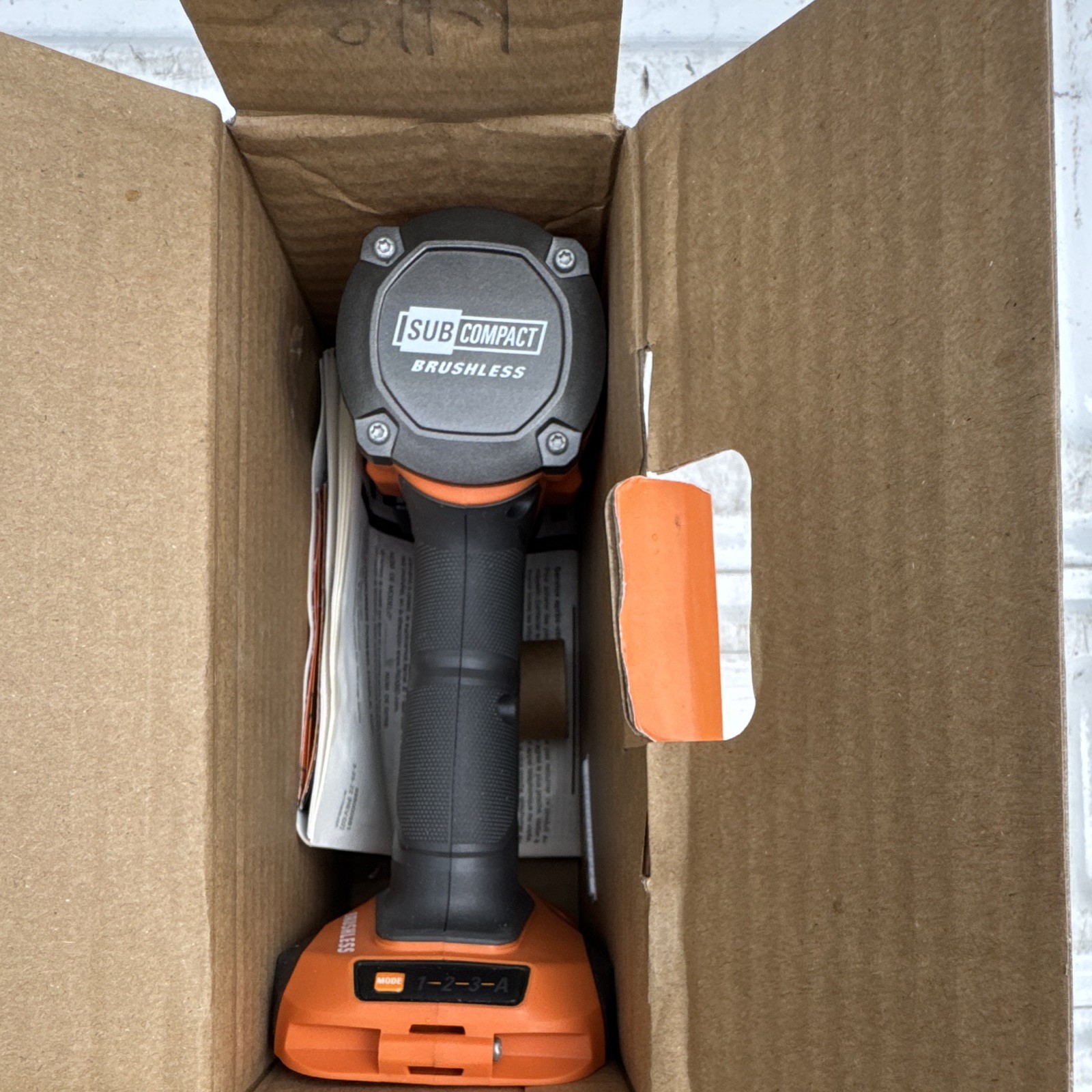 Rigid 18v Sub Compact Impact 4 Modes. Tool Only
