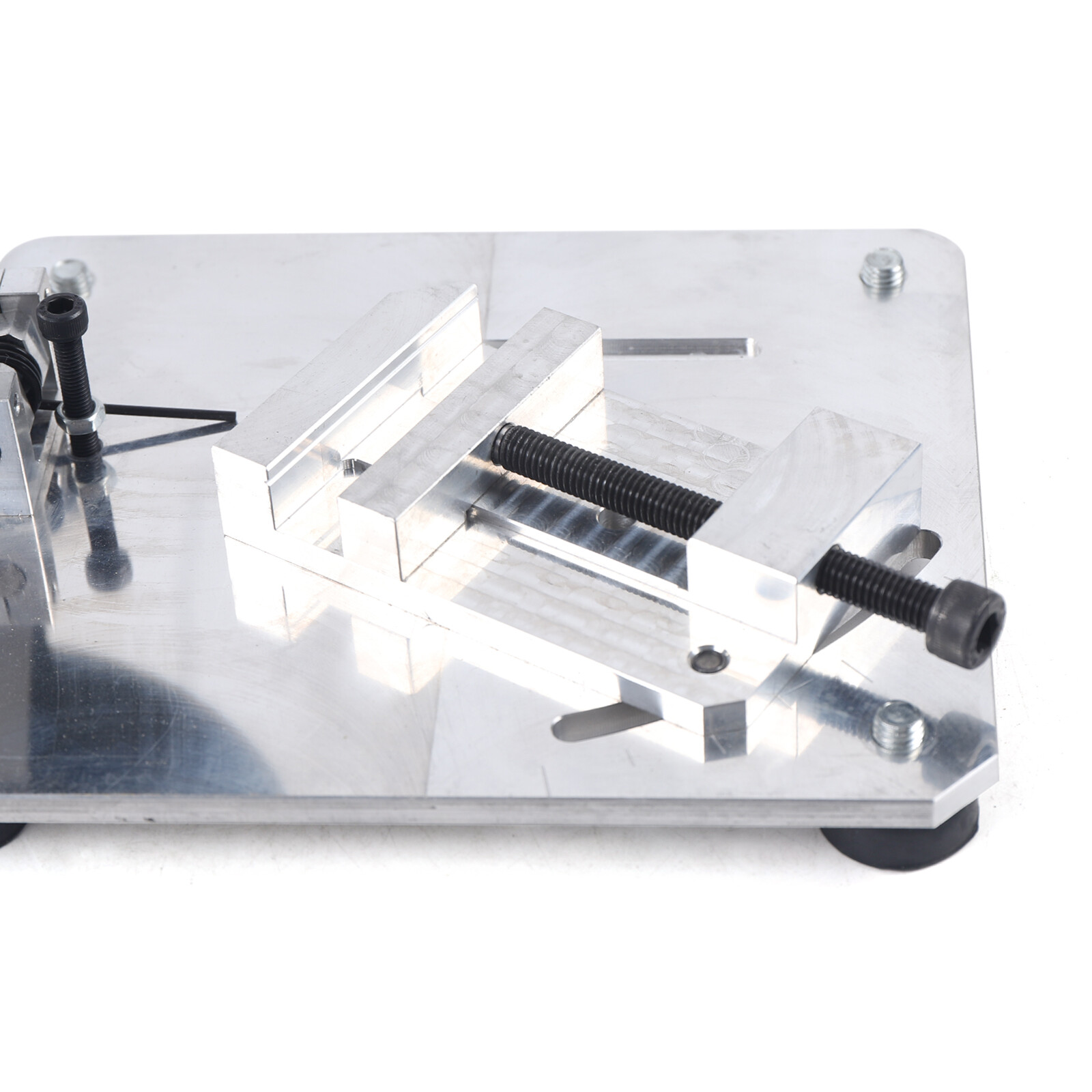 Mini Table Saw 4in 0-45° Miter Saw Portable Small Hobby Chop Saw Cutting Machine