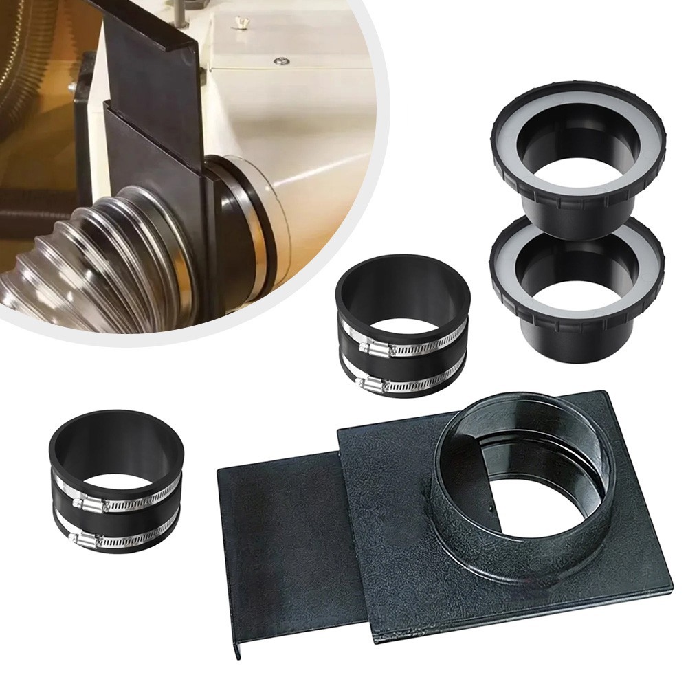 ABS Plastic 100mm Ventilation Connector for Vacuum Cleaner and For Collector