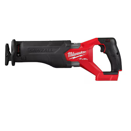 Milwaukee Tool 2821-20 Reciprocating Saw, Cordless, 18 V Dc, 0 To 3000 Spm, 1