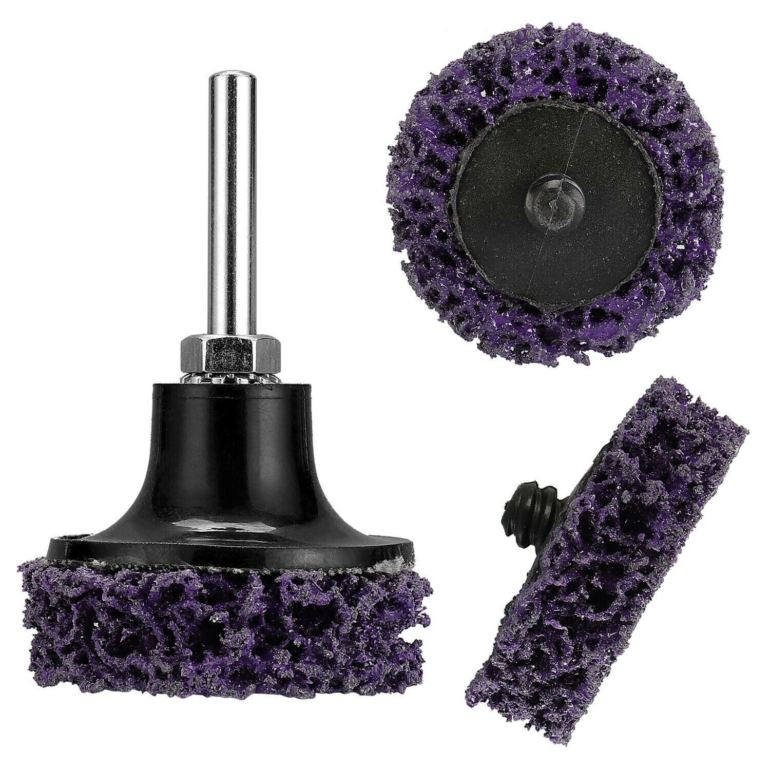 10pcs 2 » 50mm Purple Torque Diamond Grinding Head For Polishing & Cleaning