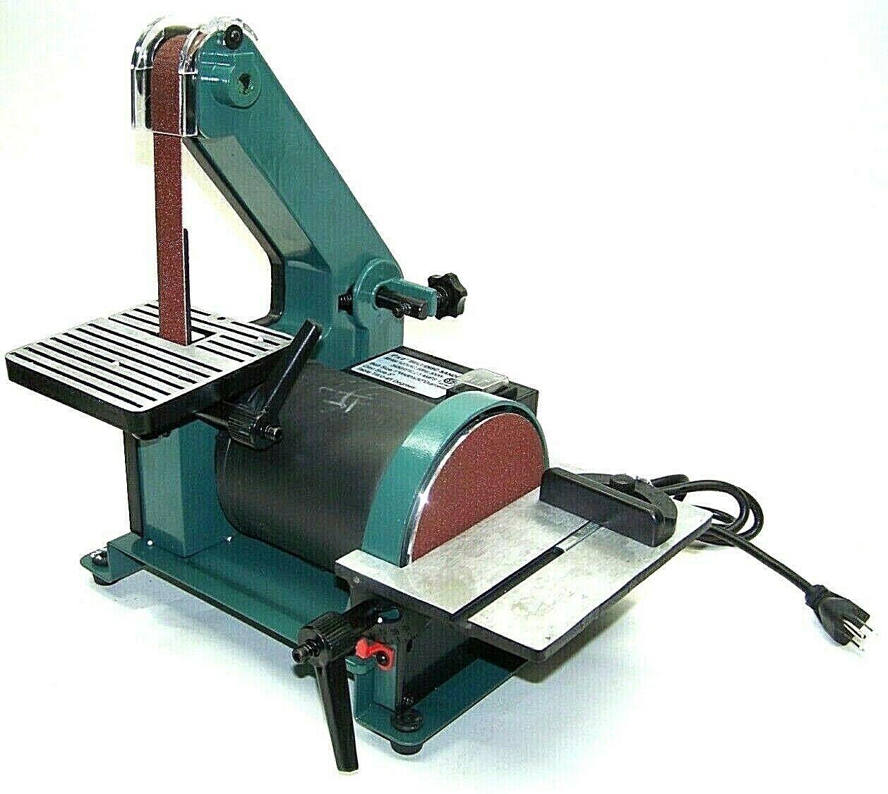 1&Prime; X 30&Prime; Belt Sander 5&Prime; Disc Sander 3450 RPM Top Bench Table Sanding Polishing