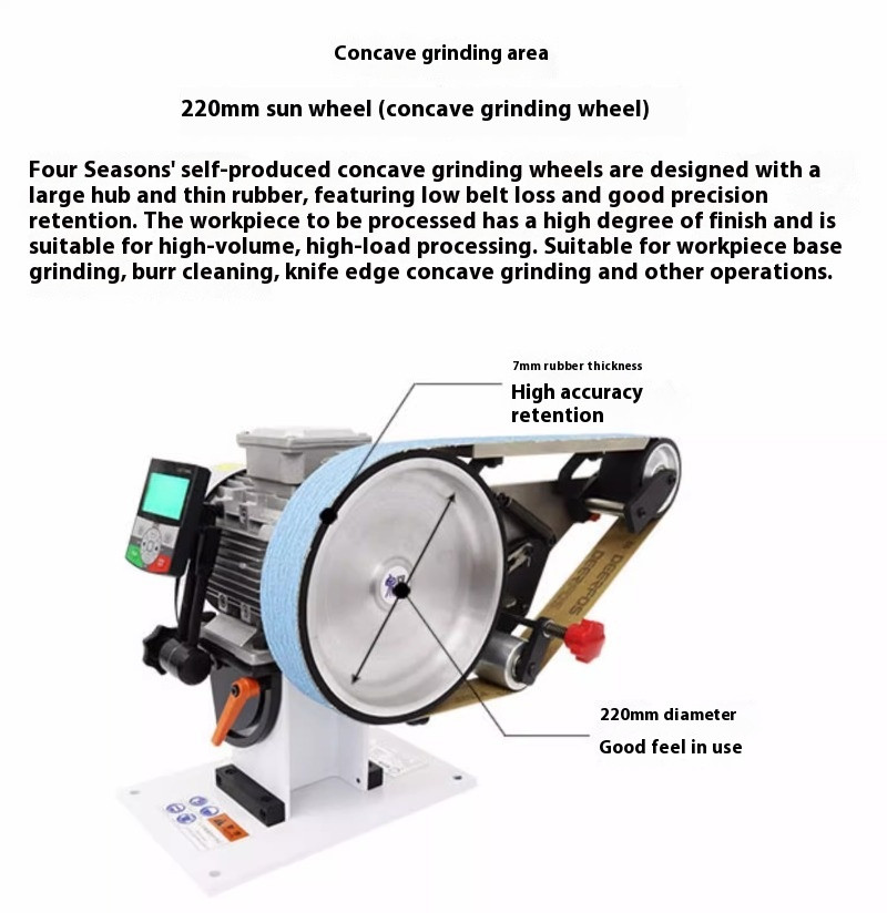Belt Sander Knife Sanding and Polishing Machine Vertical and Horizontal Dual-use