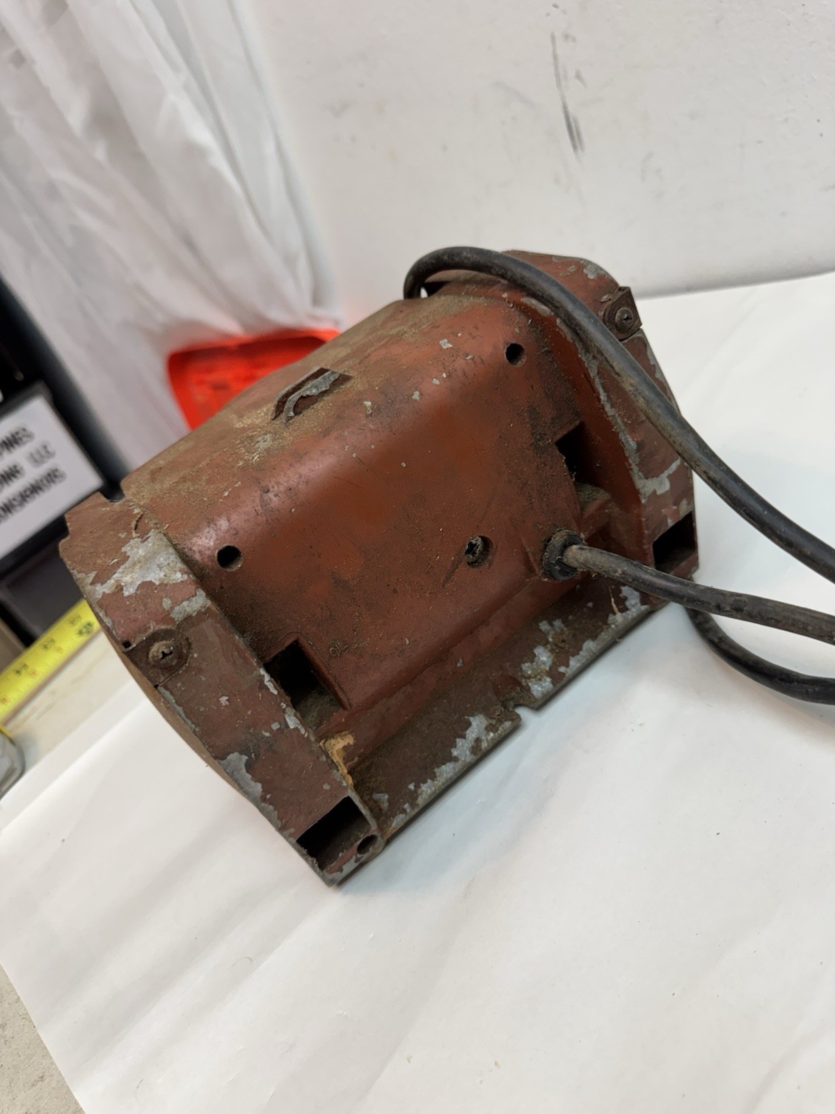 McGraw-Edison Portable 5&Prime; Bench Grinder T6601 16B **TESTED** 120VAC 60Hz 3.2Amps