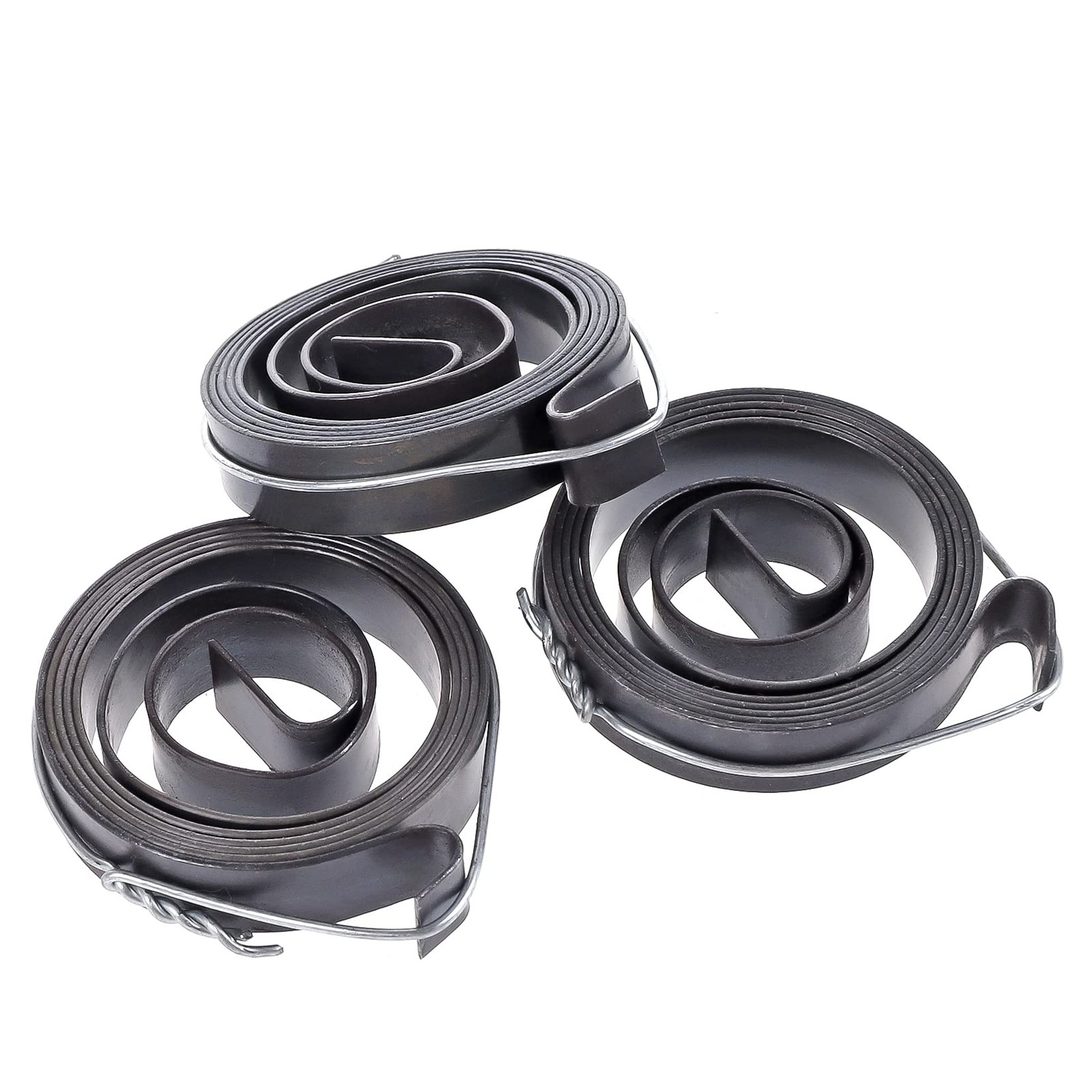 TOPPROS Drill Press Return Spring, Pack of 3, 2.2Ft Long Black