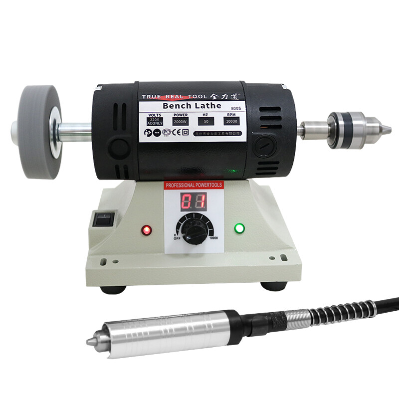 2000W Bench Grinder Polisher Lathe Polishing Machine for Metal Jewelry Polishing
