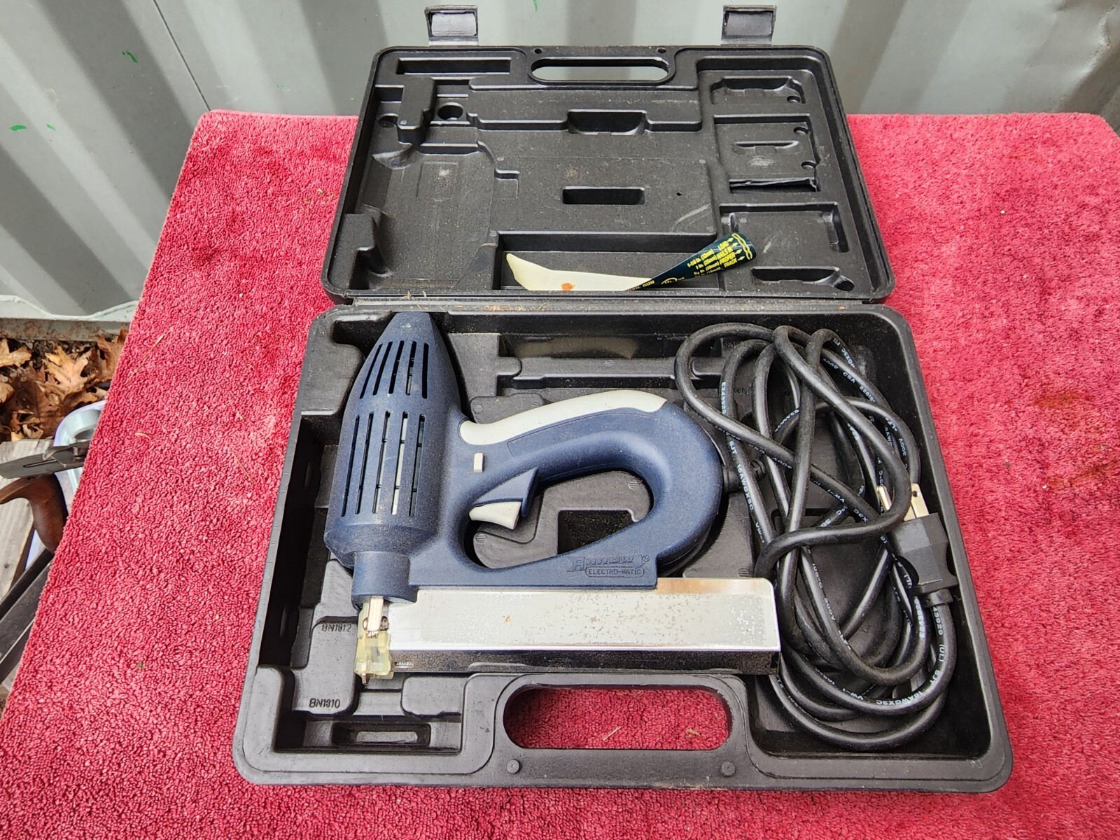 💎 Electro-Matic Arrow ET200 Nail Master 2 Brad Nail Gun With Case