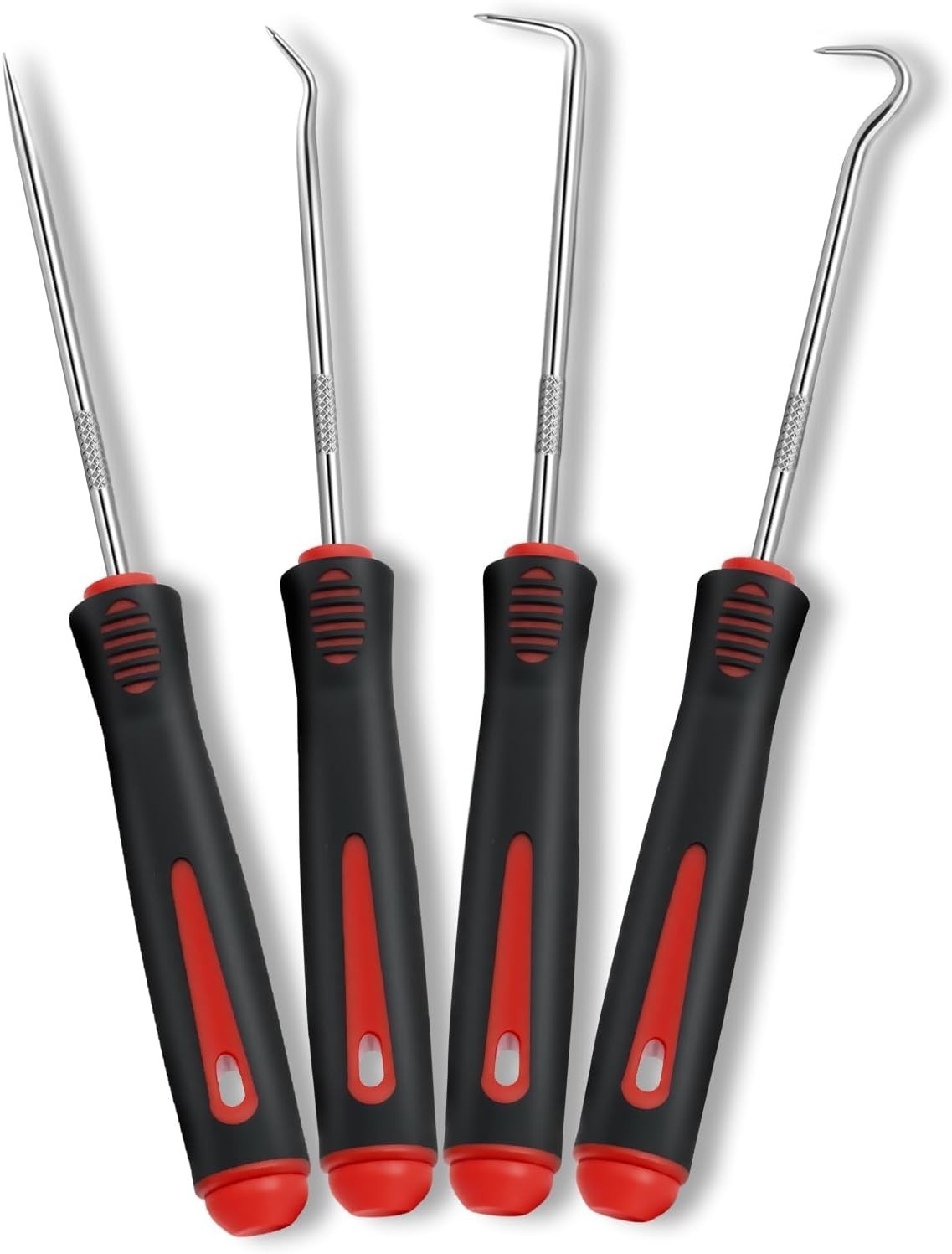 4-Piece Pick Set Mechanic, Automotive Hook and Pick Set with Soft Grip & Non-…