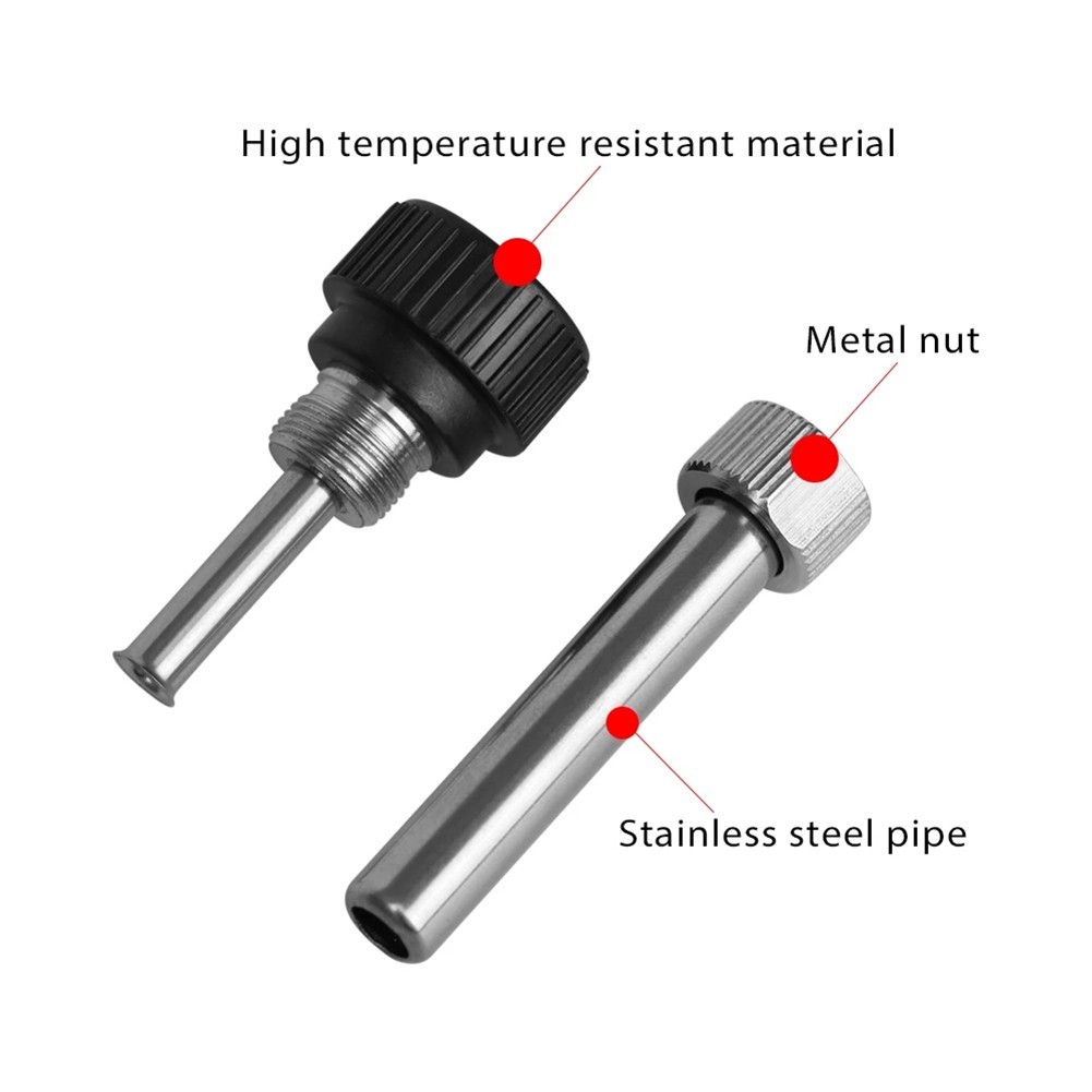 Three-Piece 936 for Soldering Station Accessories Sleeve Nut For 936 Iron Head