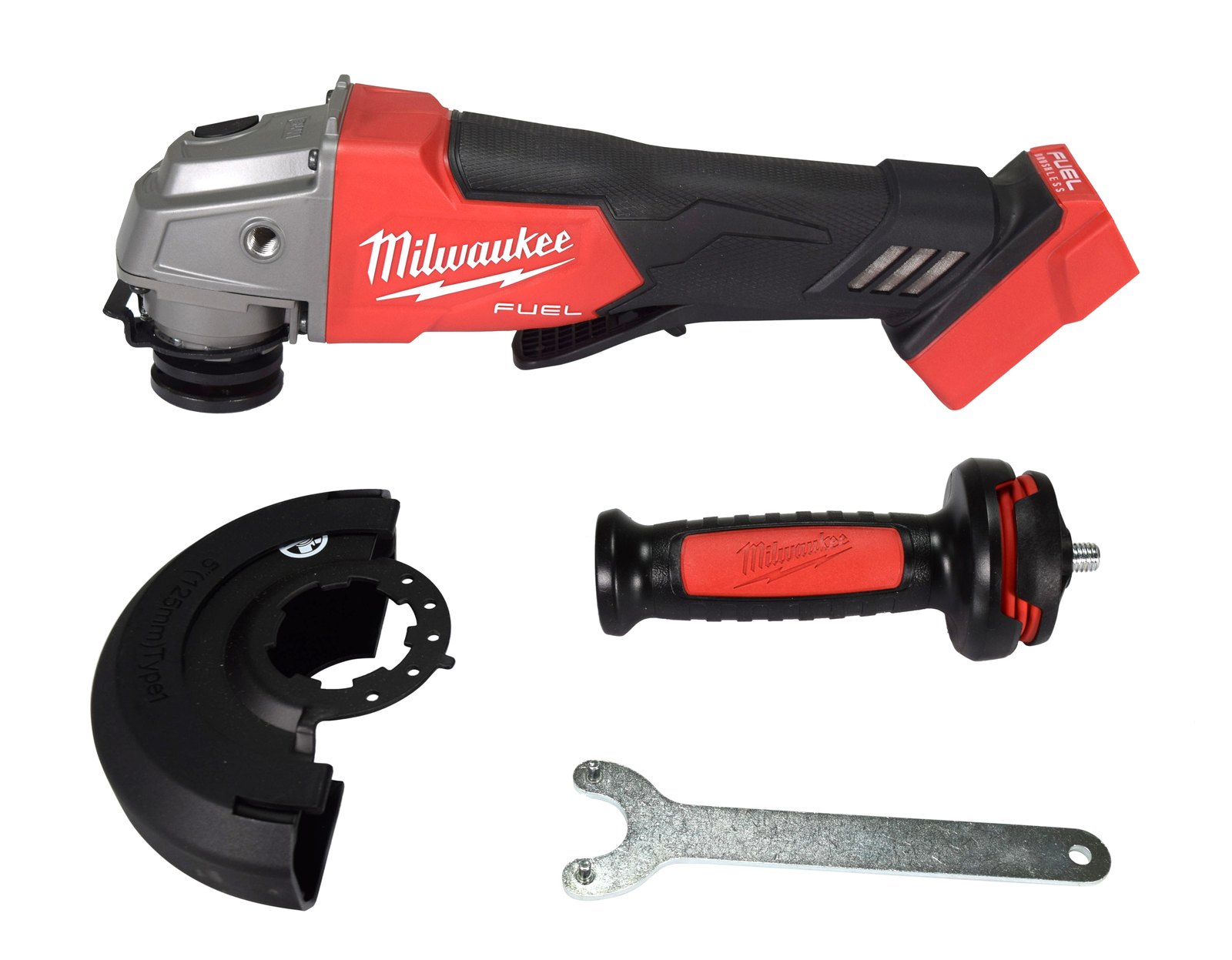 Milwaukee 2880-20 M18 Fuel 18V 4-1/2&Prime; / 5&Prime; Brushless Grinder w/ Paddle Switch