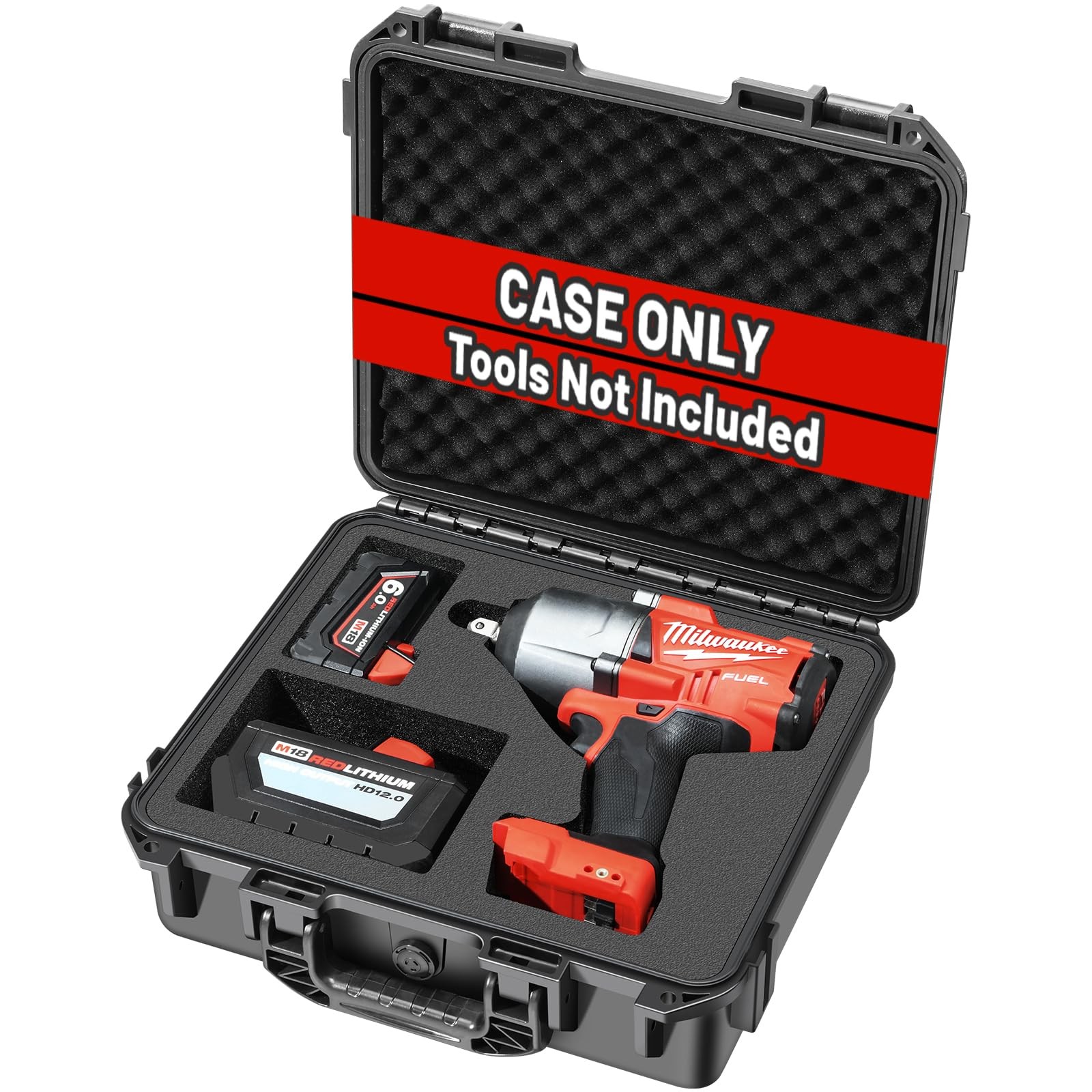 LOTOCASE Milwaukee Impact Case for M18 Torque Wrench Hard Standard Capacity