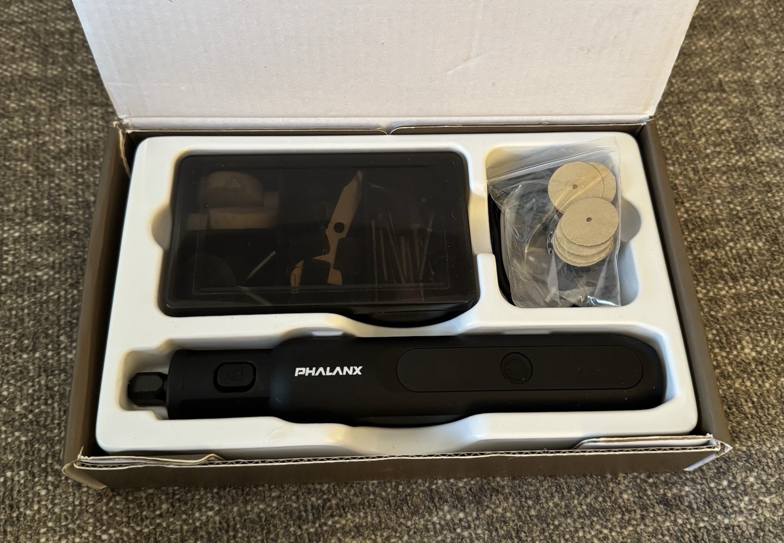 PHALANX PRT R3 Max 3.7V Cordless Rotary Tool Kit, Variable Speed, 70pc