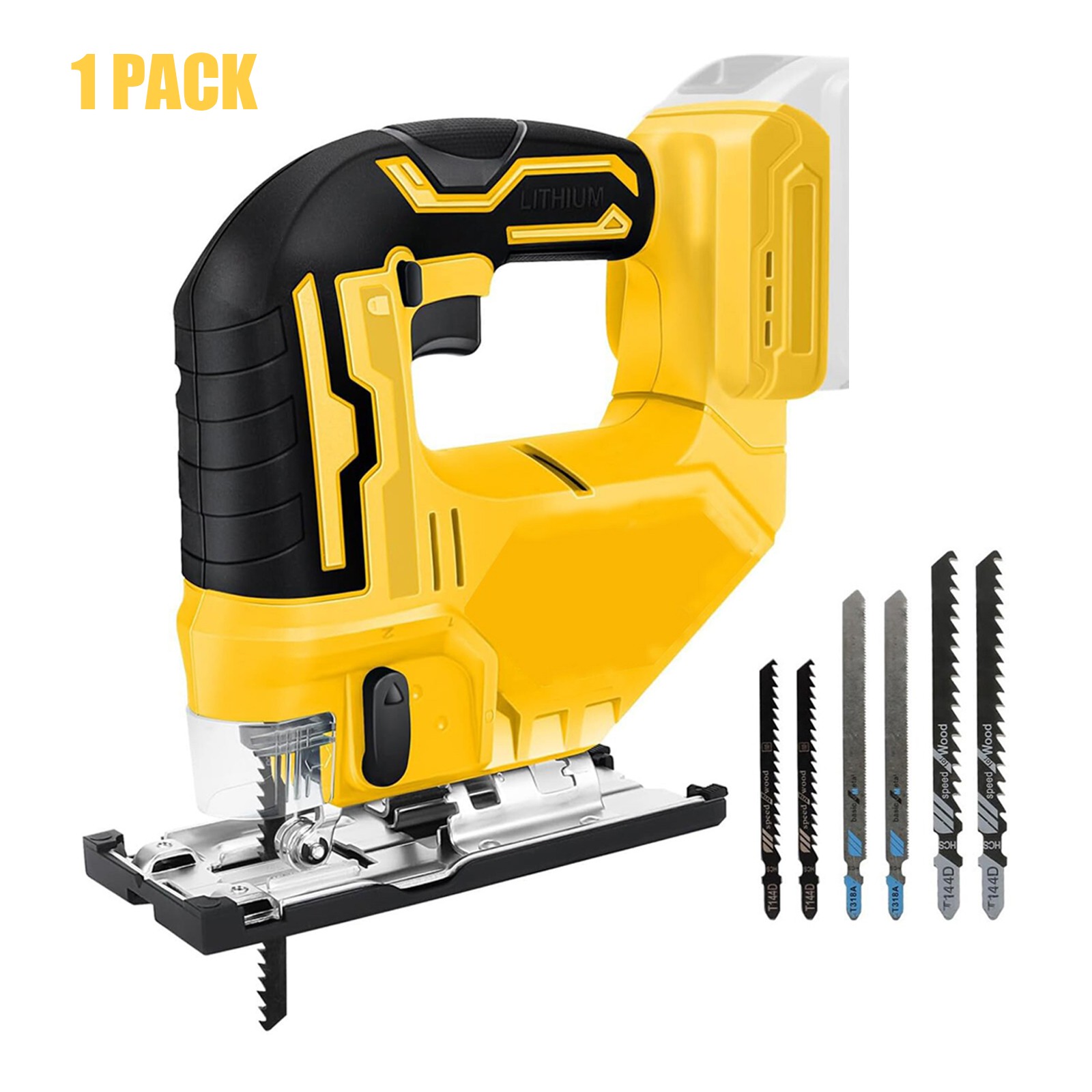 2X Jig saw compatible for Dewalt 20V Battery Cordless Jigsaw with LED Work Light