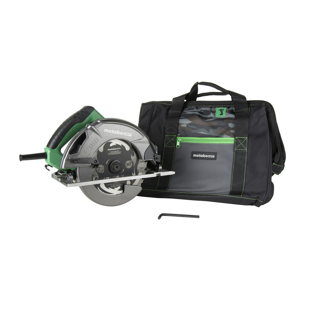 Metabo HPT C7SB3M 15A 1-Bevel 7-1/4&Prime; Circular Saw w/Blower Certified Refurbished