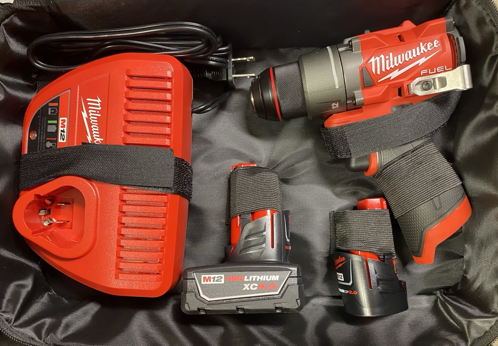 Milwaukee 3403-20 M12 FUEL Cordless 1/2 in. Drill/Driver Kit- New
