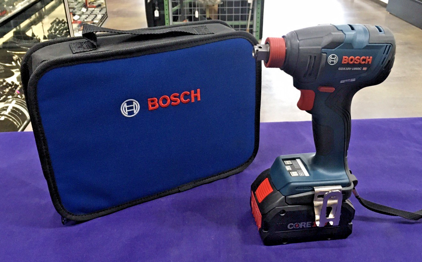 Bosch GDX18V-1860C 1/2&Prime; Impact Driver w/ Bosch CORE 18V 8.0Ah GBA18V80 Battery