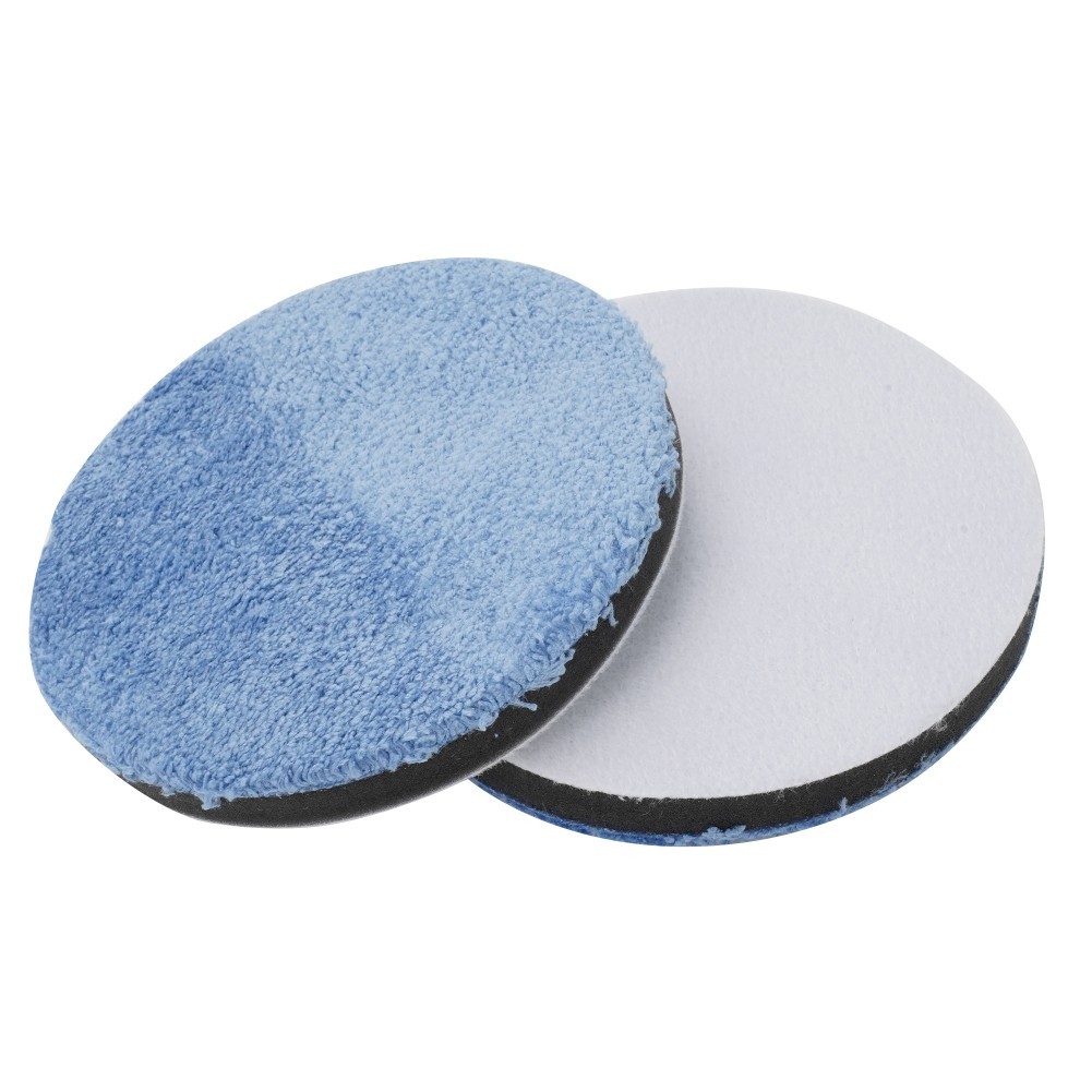 2x 3/4/5/6/7inch Microfiber Polishing For Pads Buffing Pad Set For Car Polisher