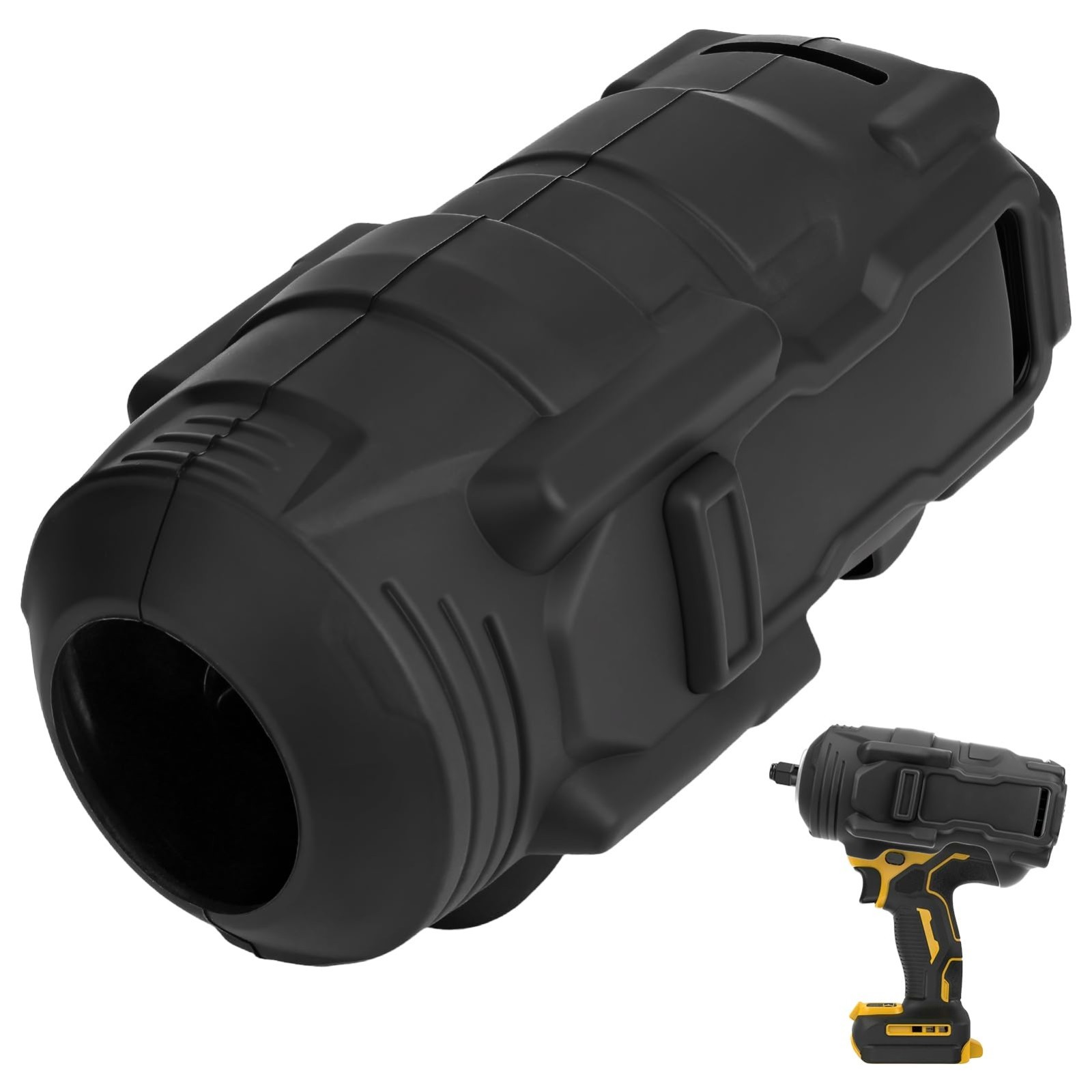 Protective Rubber Boot for 20V MAX Impact Wrench – Fits 1/2&Prime; & 3/4&Prime; High Torque