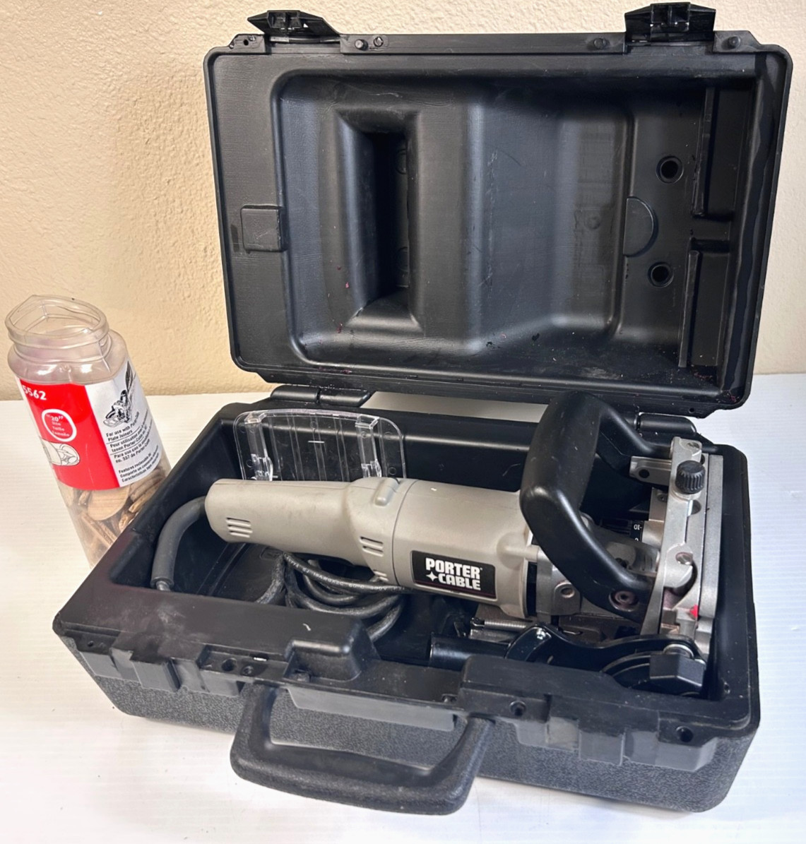 PORTER-CABLE Professional Tools 557 Deluxe Biscuit/Plate Joiner w/Extras