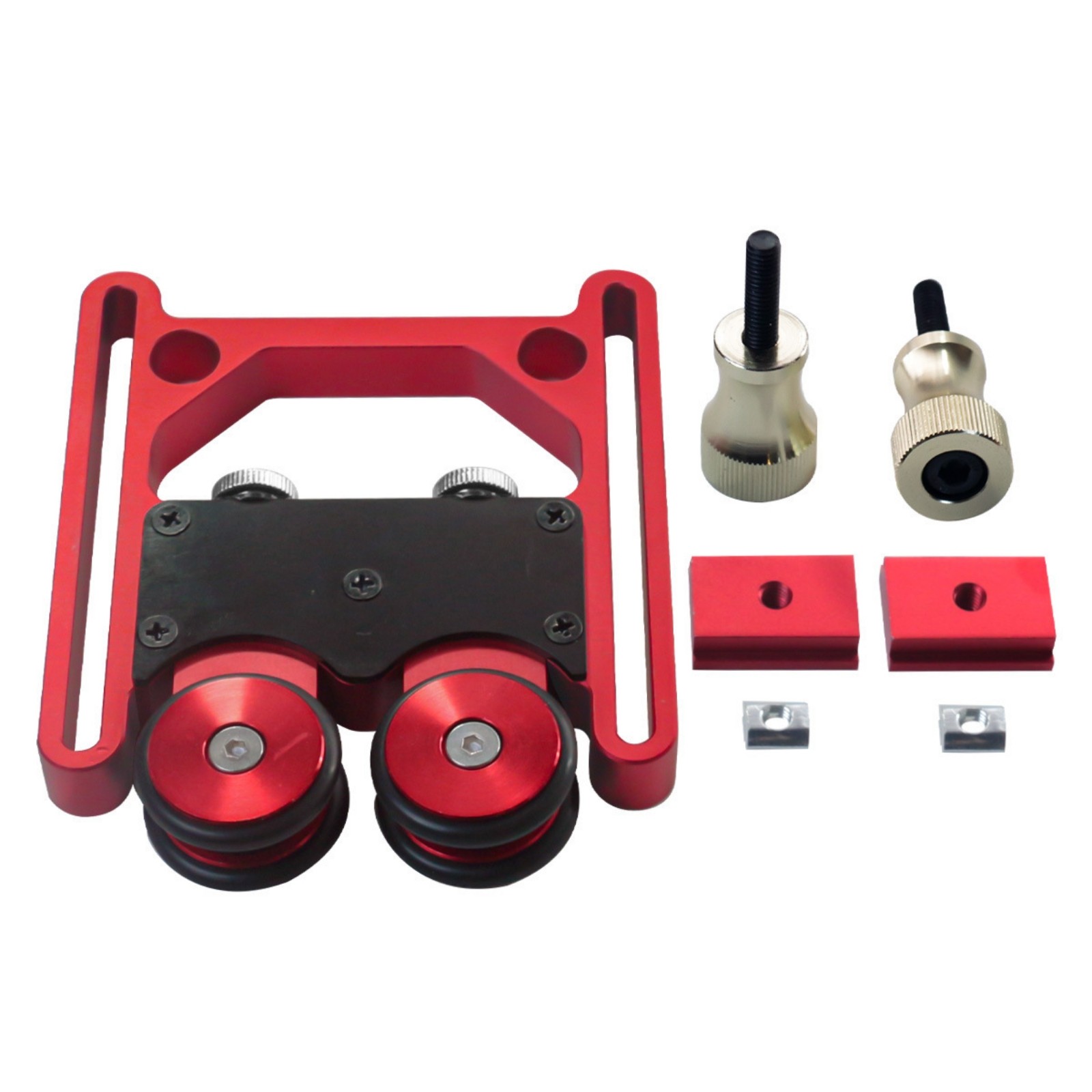 Pressure Wheel Guide CNC-Machined Workshop Guide with Rollers Heavy-Duty