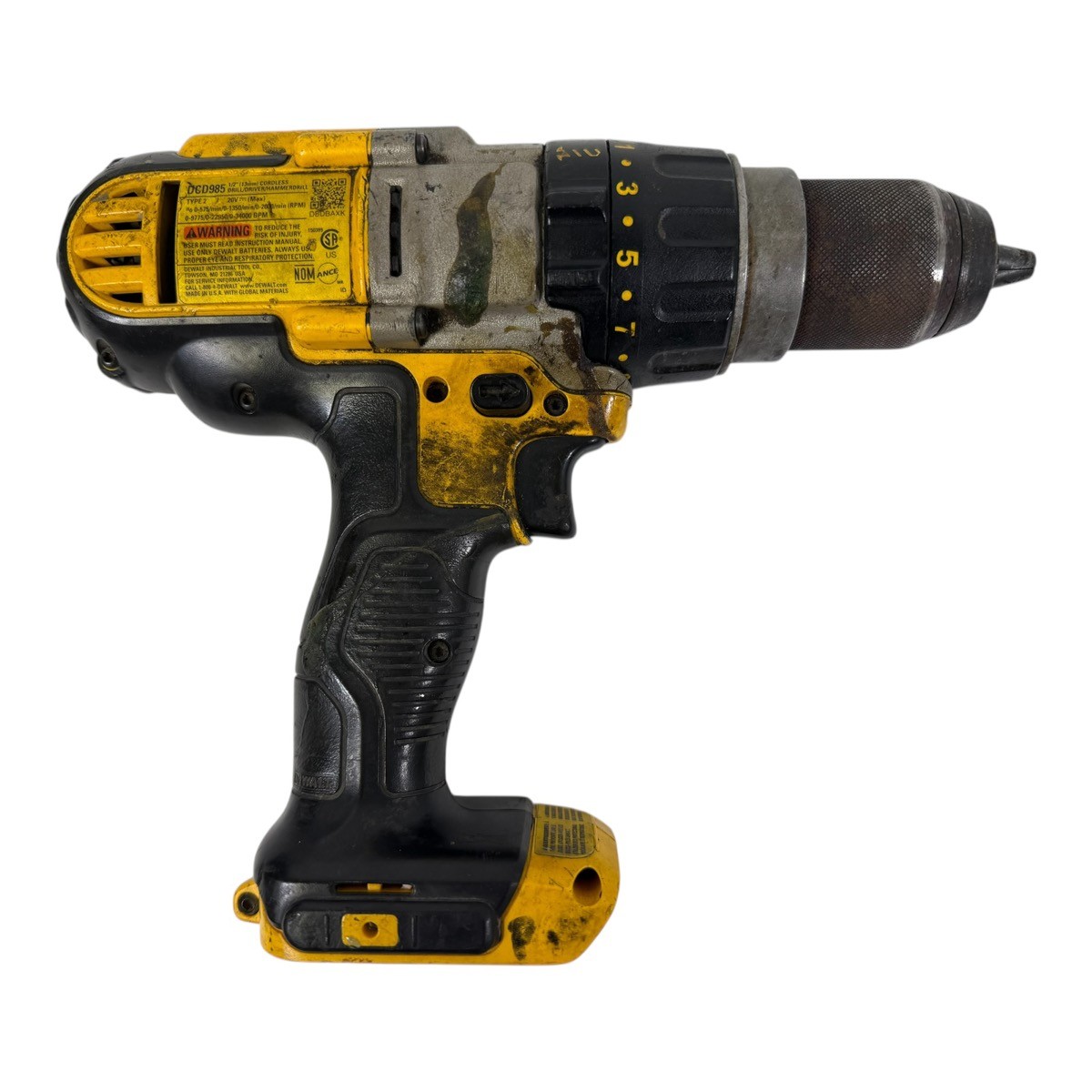 DeWalt DCD985 20V MAX 1/2&Prime; (13mm) Cordless Drill/Driver TOOL-ONLY (SPG064963)