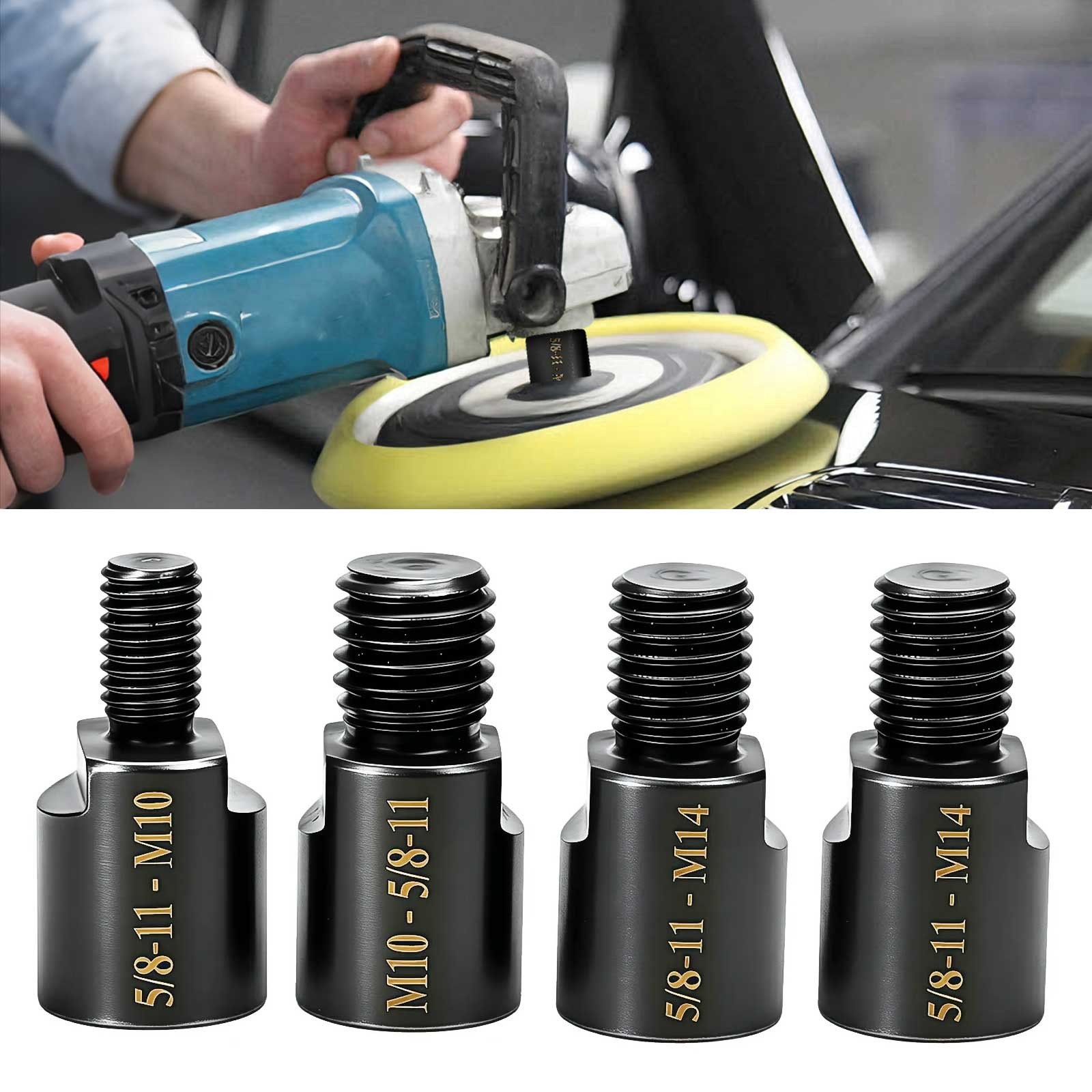 Adapter Convert Arbor Connector to 5/8&Prime;-11 M10 M14 Thread Angle Grinder Hole Saw