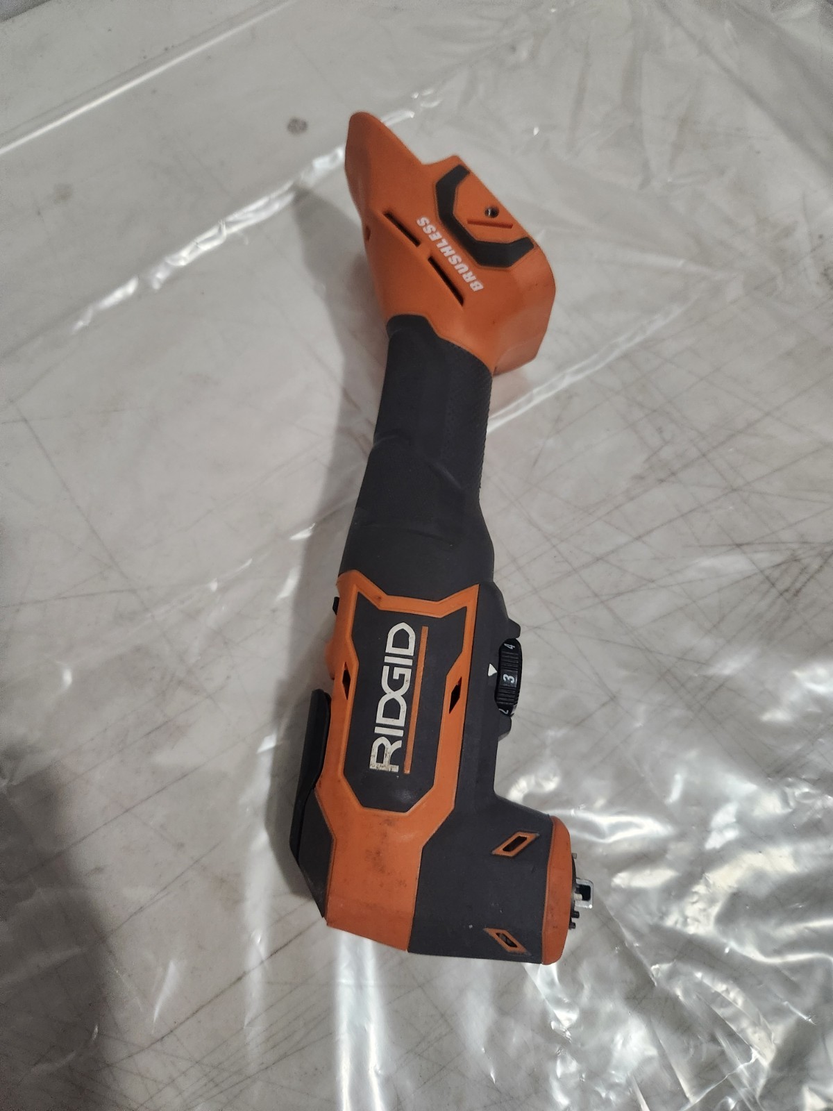 RIDGID R86240 18V Brushless Cordless Oscillating Multi-Tool ,tool Only, Tested