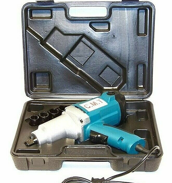 1/2&Prime; Dr Electric Impact Wrench With 4 pc Socket Set 1/2&Prime; Drive Tools
