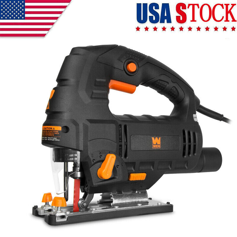6.6-Amp Variable Speed 4-Position Orbital Jig Saw with Laser and LED Light Power