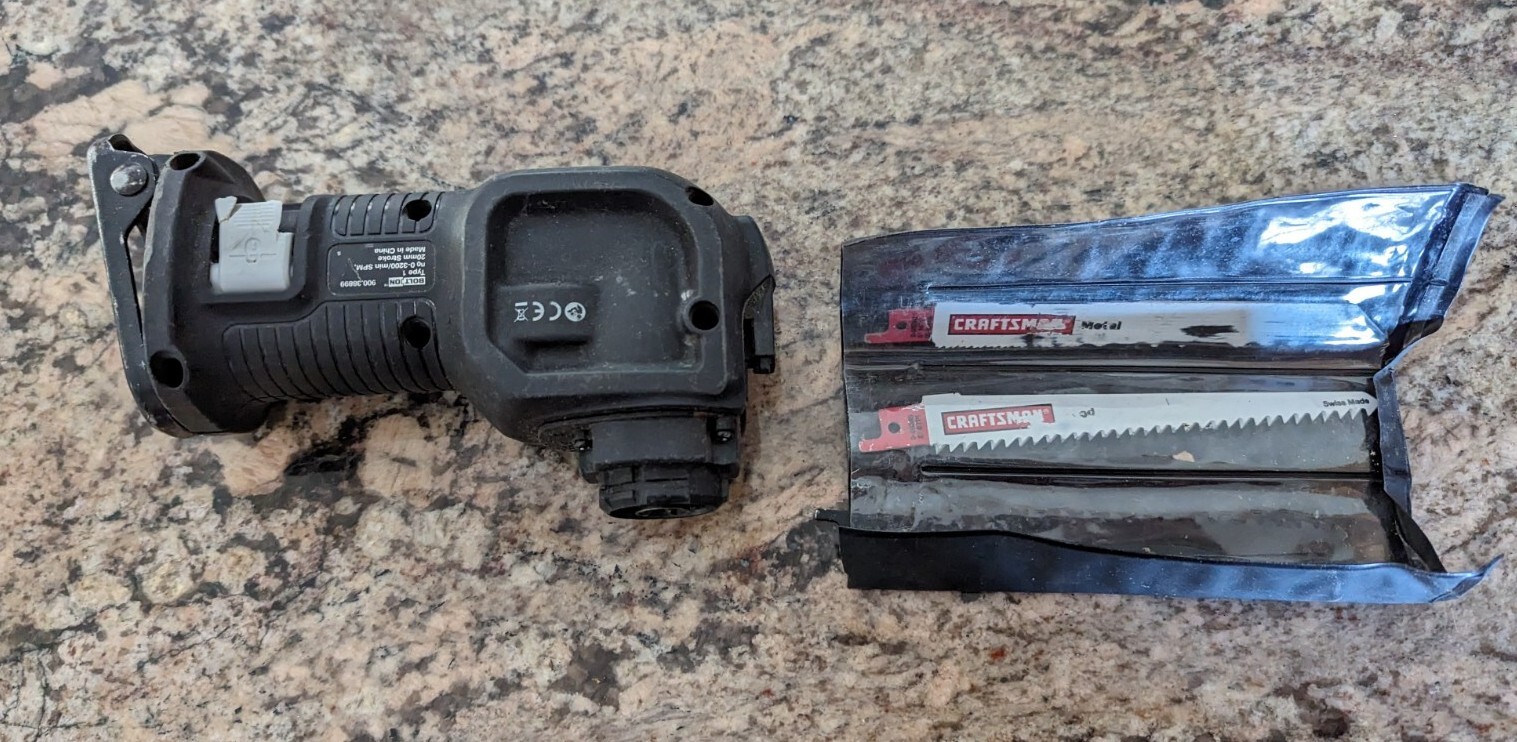 Craftsman Bolt-On Genuine Reciprocating Saw Attachment 20V 900.38899 For Parts