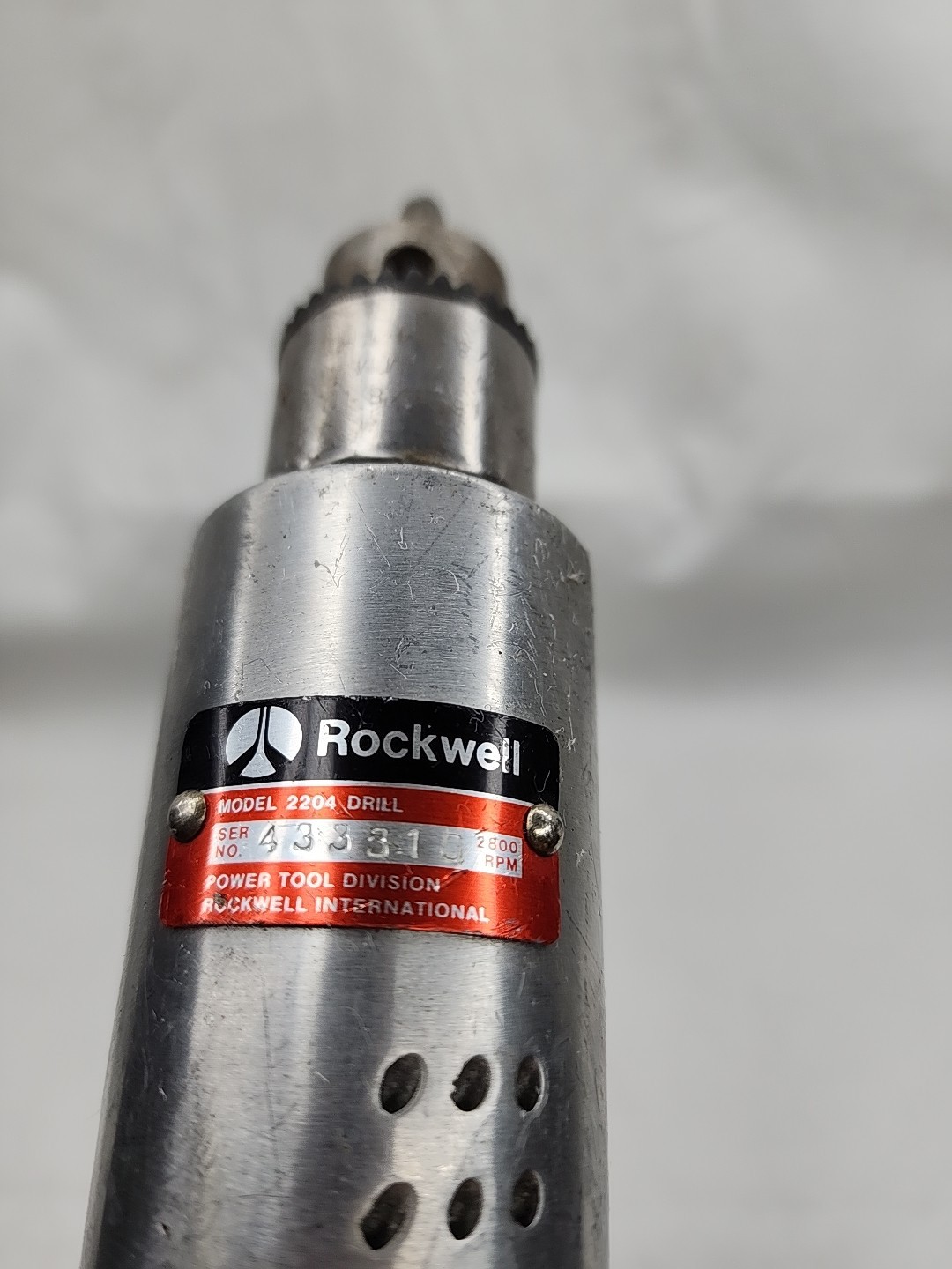 Rockwell Air Drill Model Number 2204