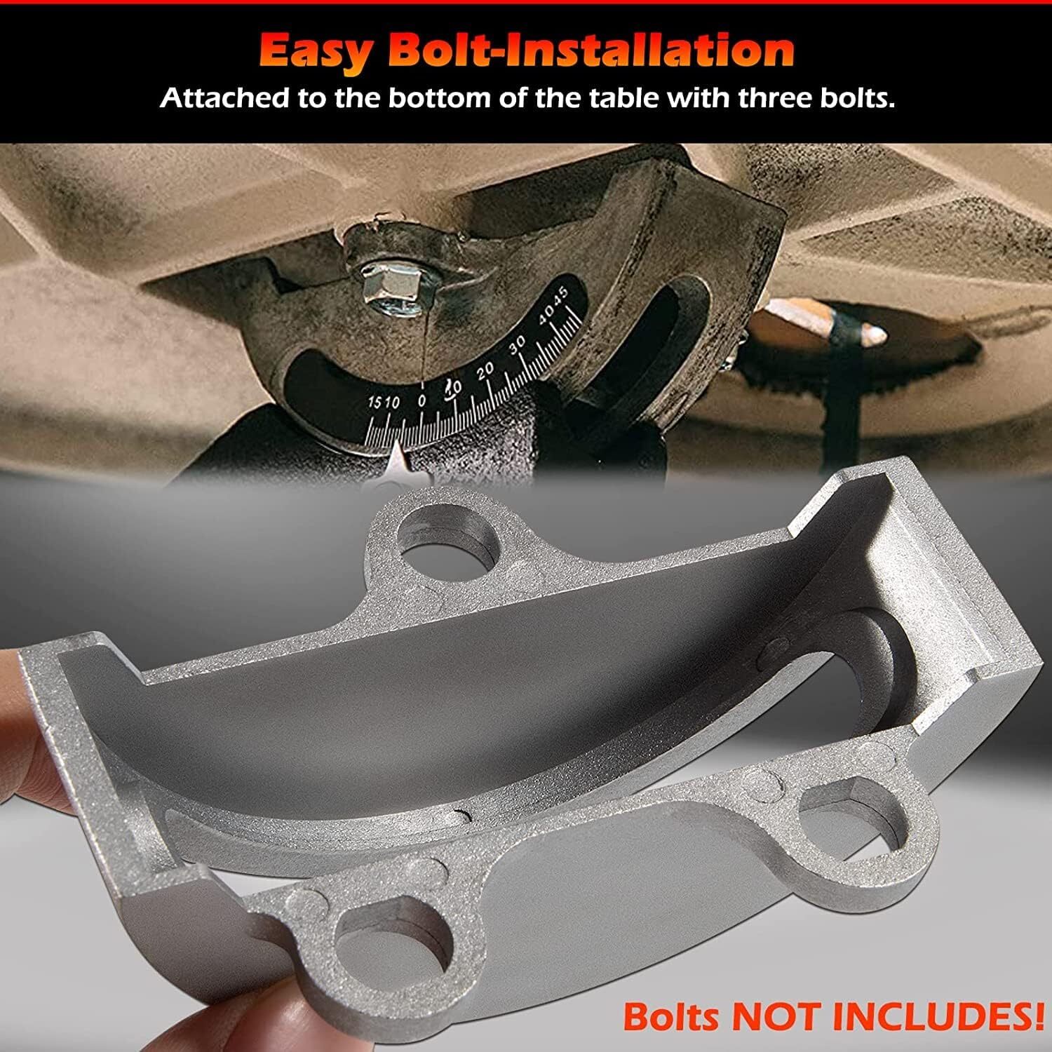 14&Prime; Bandsaw Trunnions with Degree Scale for Most 14-Inch Wood Band Saws 2Pcs