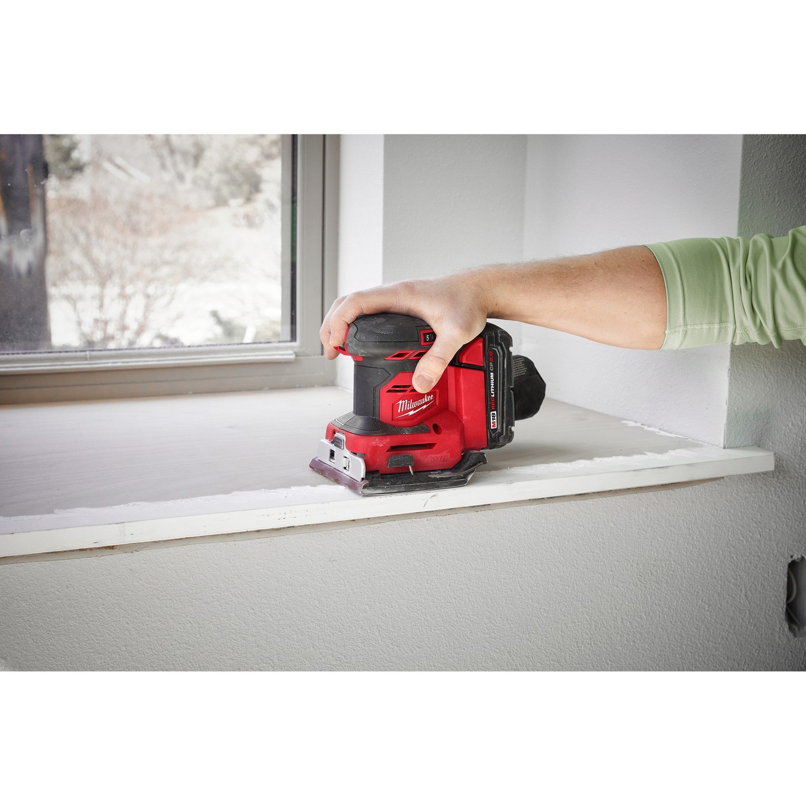 Milwaukee M18 Orbital 1/4 Sheet Sander, 13,000 Max OPM Model# 2649-20