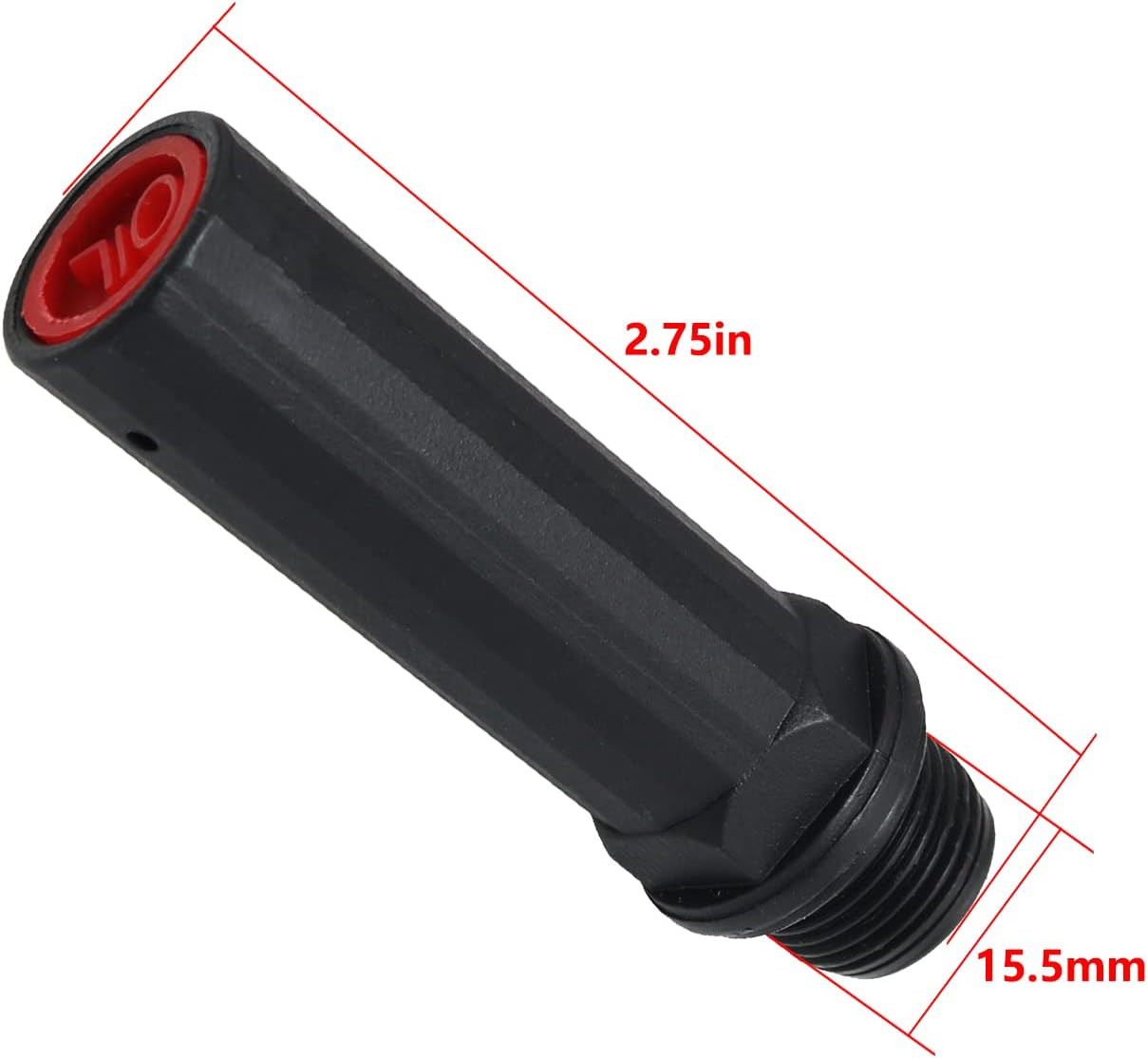 Air Compressor Breathing Valve 5PCS 15.5Mm / 0.6Inch Black Plastic Air Compress