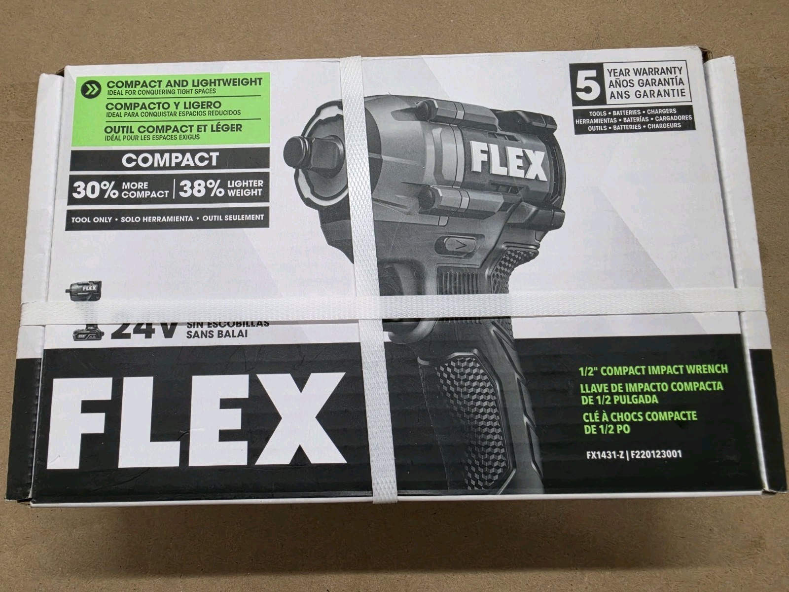 FLEX 24V Brushless 2-1/2 Inch Compact Band Saw Tool Only FX2331-Z NEW