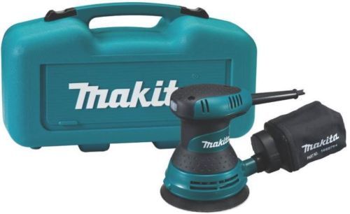 NEW MAKITA BO5030K 5&Prime; ELECTRIC 3.0 AMP RANDOM ORBITAL PALM SANDER KIT WITH CASE