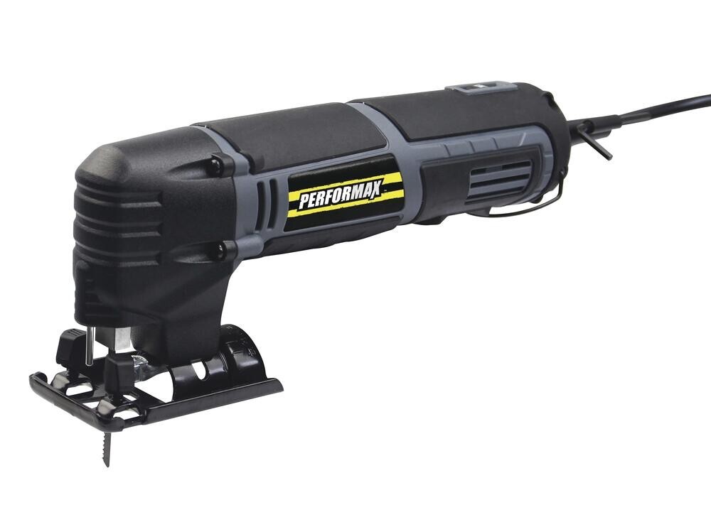 Portable 0.6 Amp Corded Soft Rubber Barrel Grip Compact Detail Saw Wood Cutting