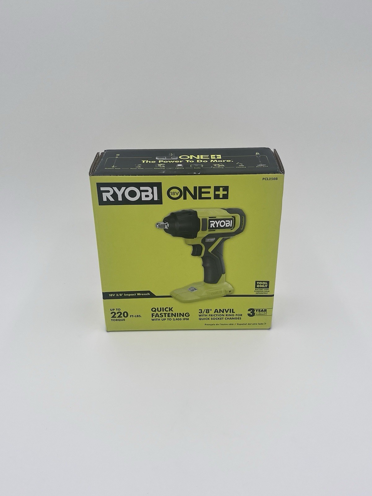 Ryobi PCL250B 18V 3/8  » Impact Wrench W/LED light Tool Only NEW