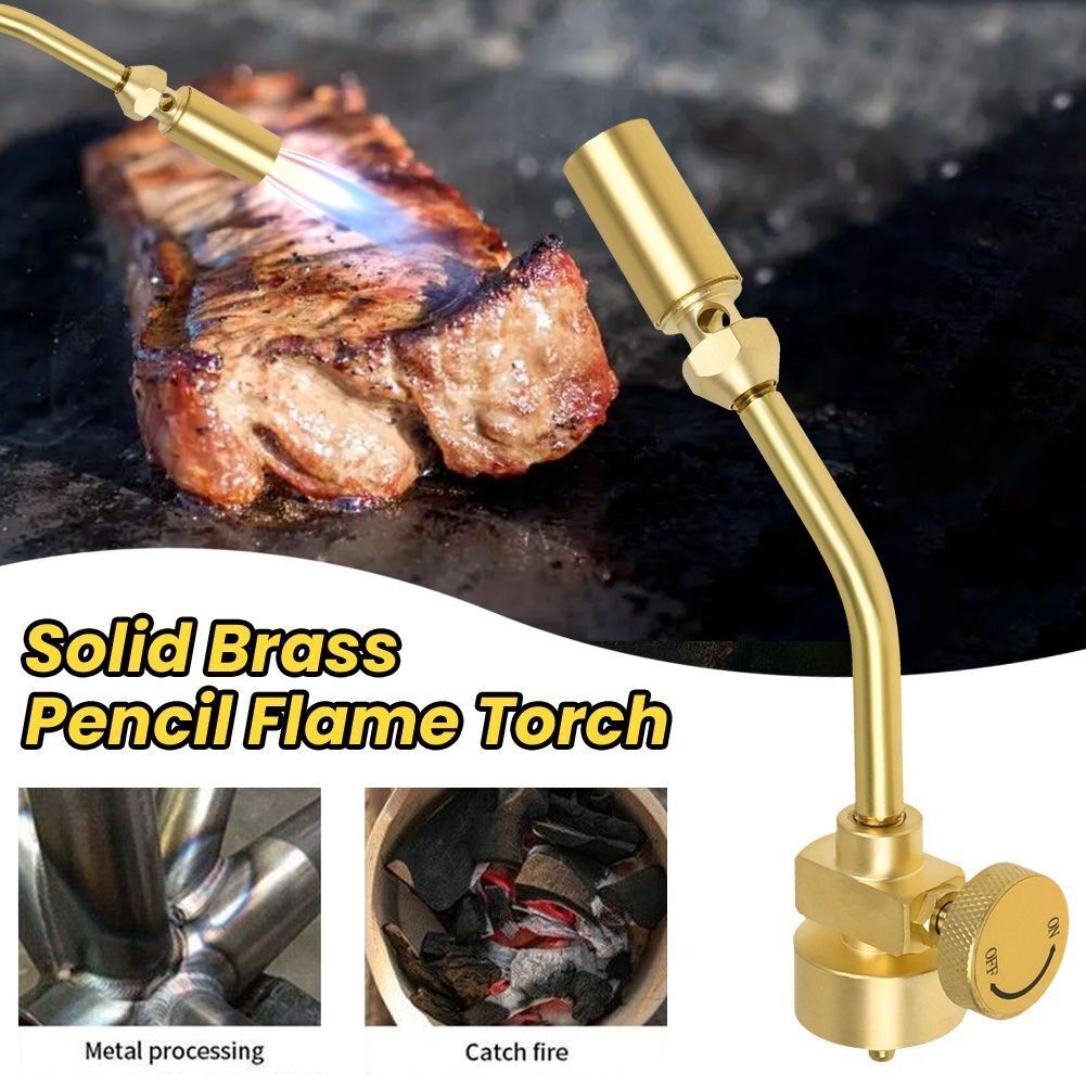Brass Pencil Flame Torch Head Kit Gas Welding Torch for MAPP MAP Propane US